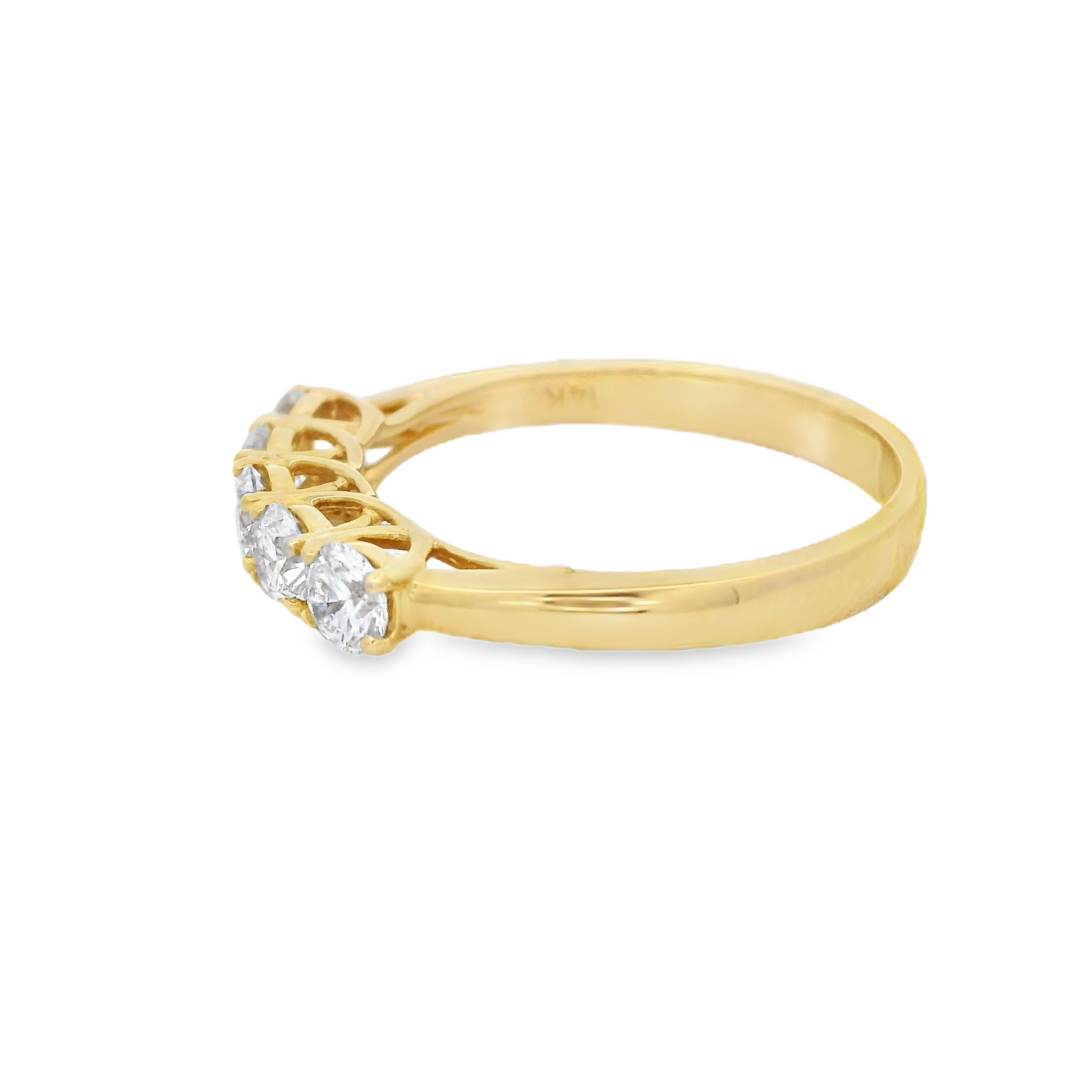 0.75ct Lab-Grown Diamond Anniversary Band in 14K Gold