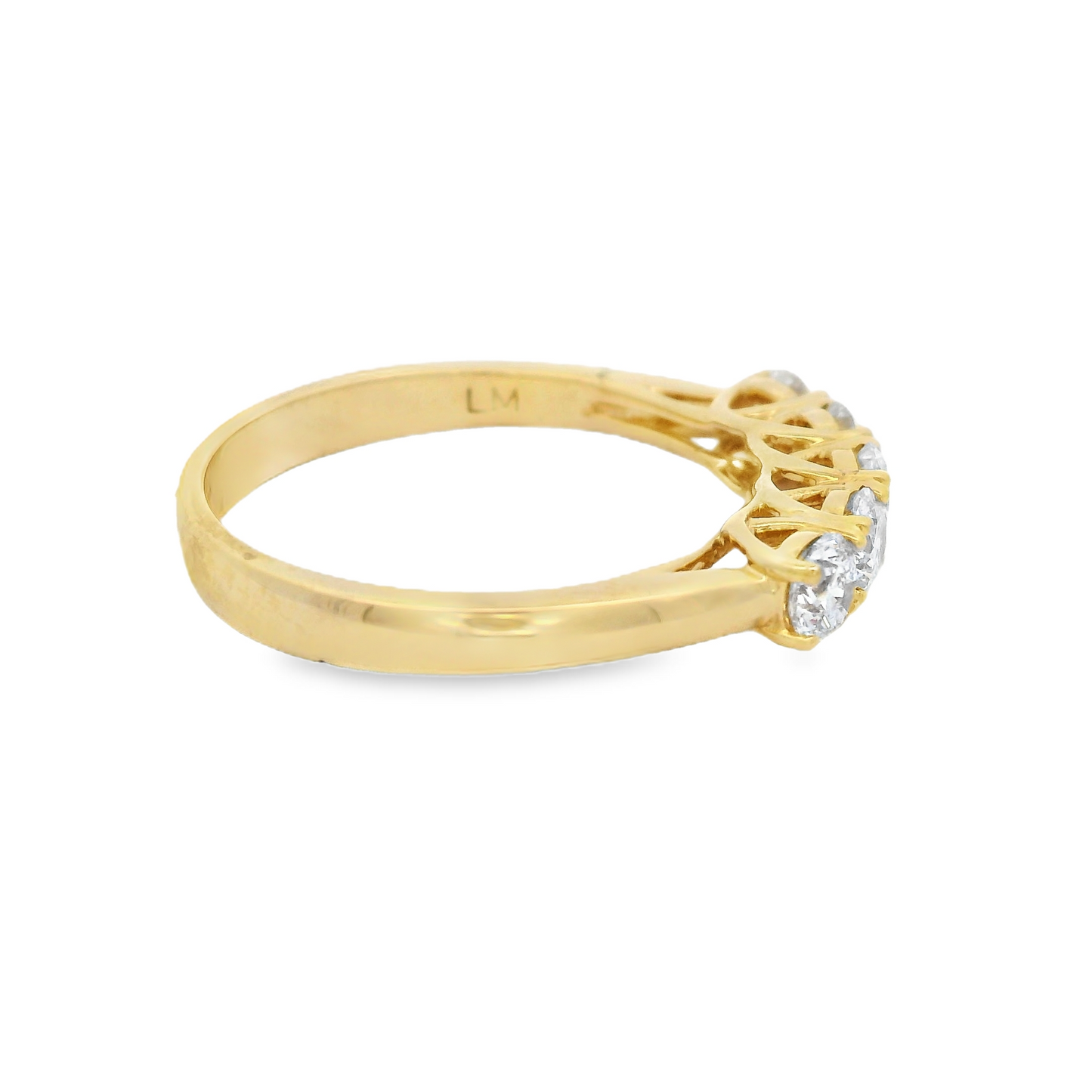 0.75ct Lab-Grown Diamond Anniversary Band in 14K Gold