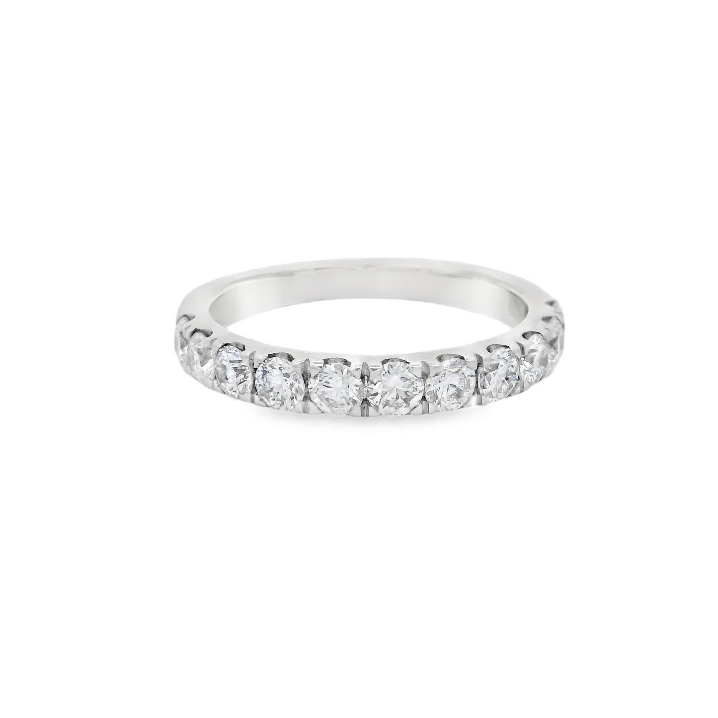 1.00ct Lab-Grown Round-Cut Diamond Ring in 14K Gold