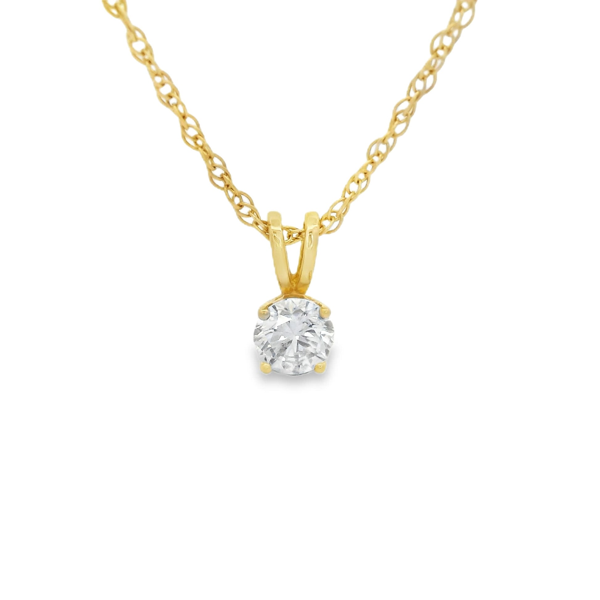 Elegant Gold Diamond Pendant