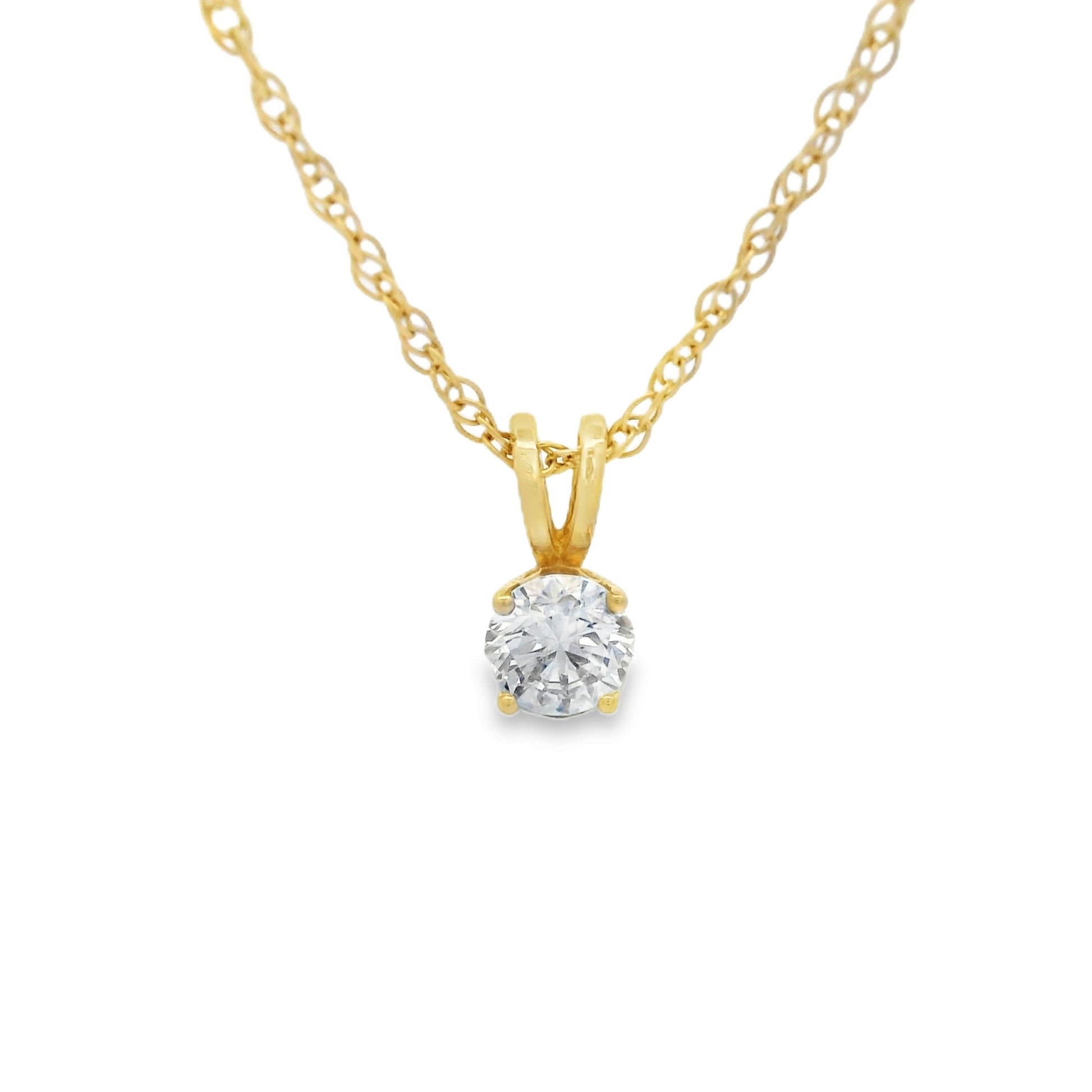 Elegant Gold Diamond Pendant