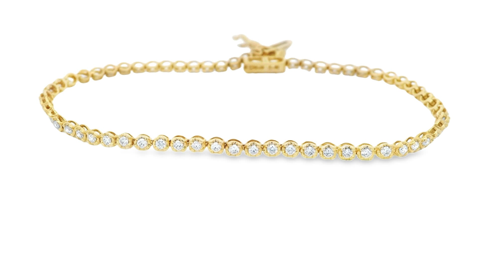 Tennis Bracelet In 14K Gold Diamond (1.00 Carat)