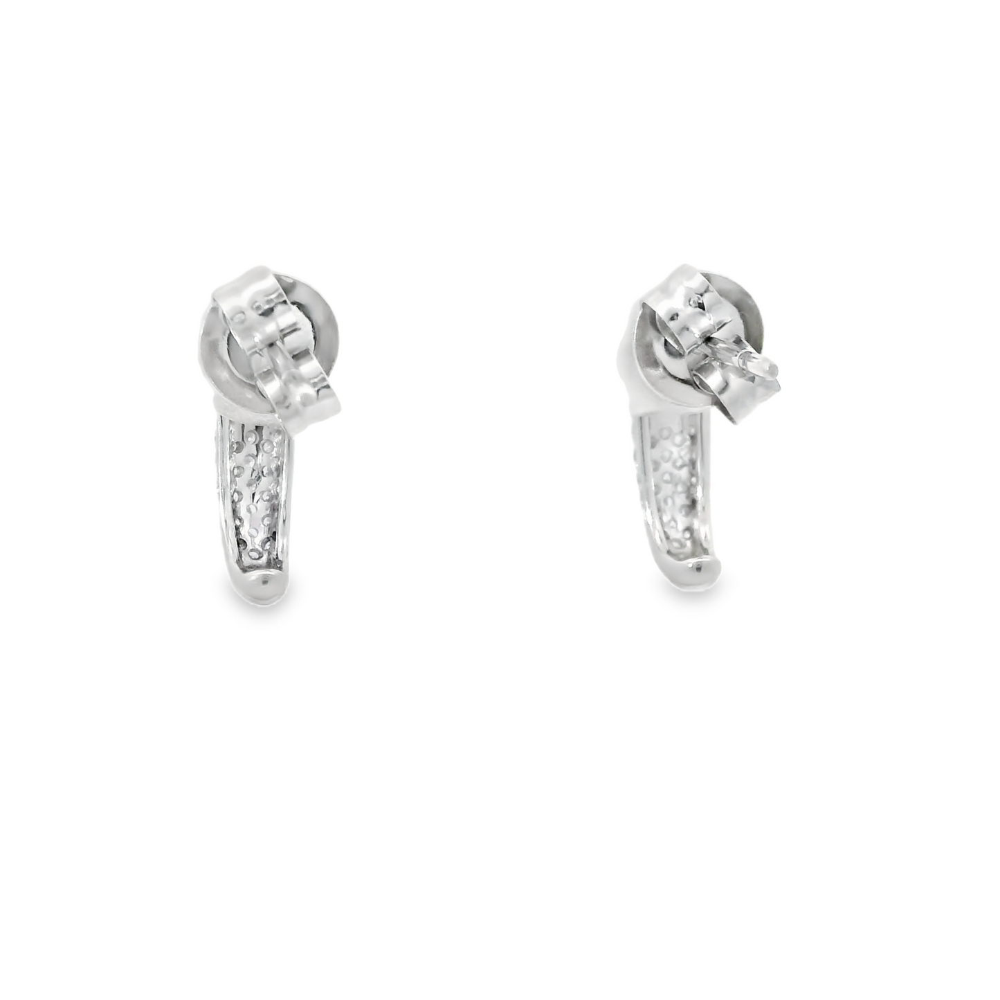 0.75ct Cluster Diamond Earrings in 14K Gold