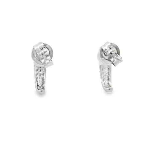 0.75ct Cluster Diamond Earrings in 14K Gold