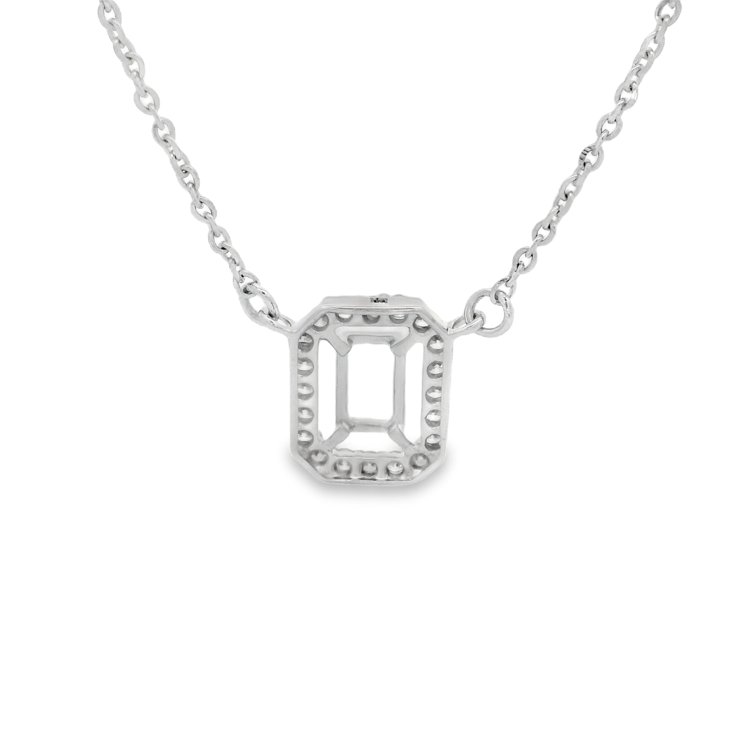 0.15ct Diamond Pendant in 14K White Gold