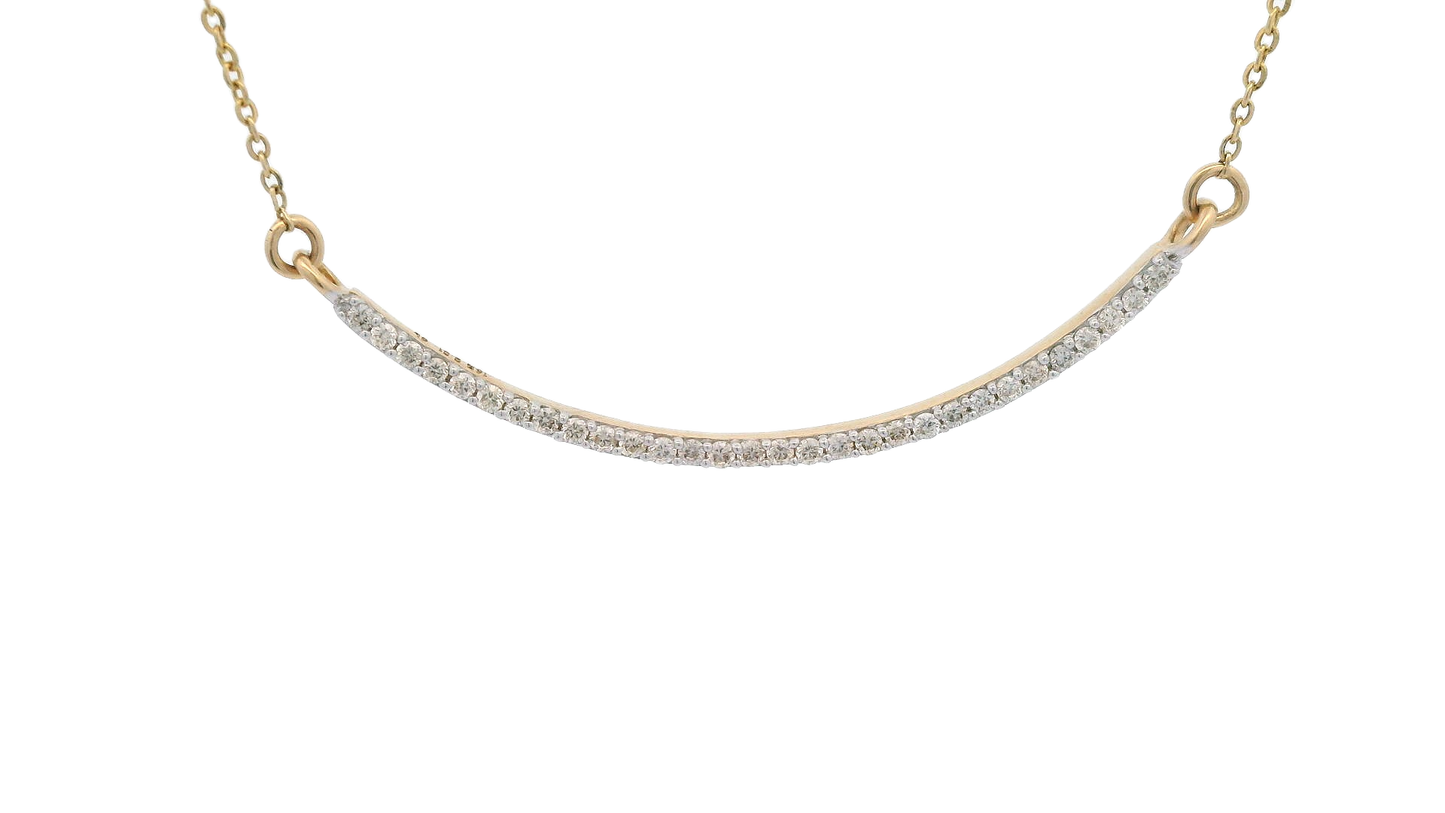 0.22ct Diamond Pendant in 14K Gold