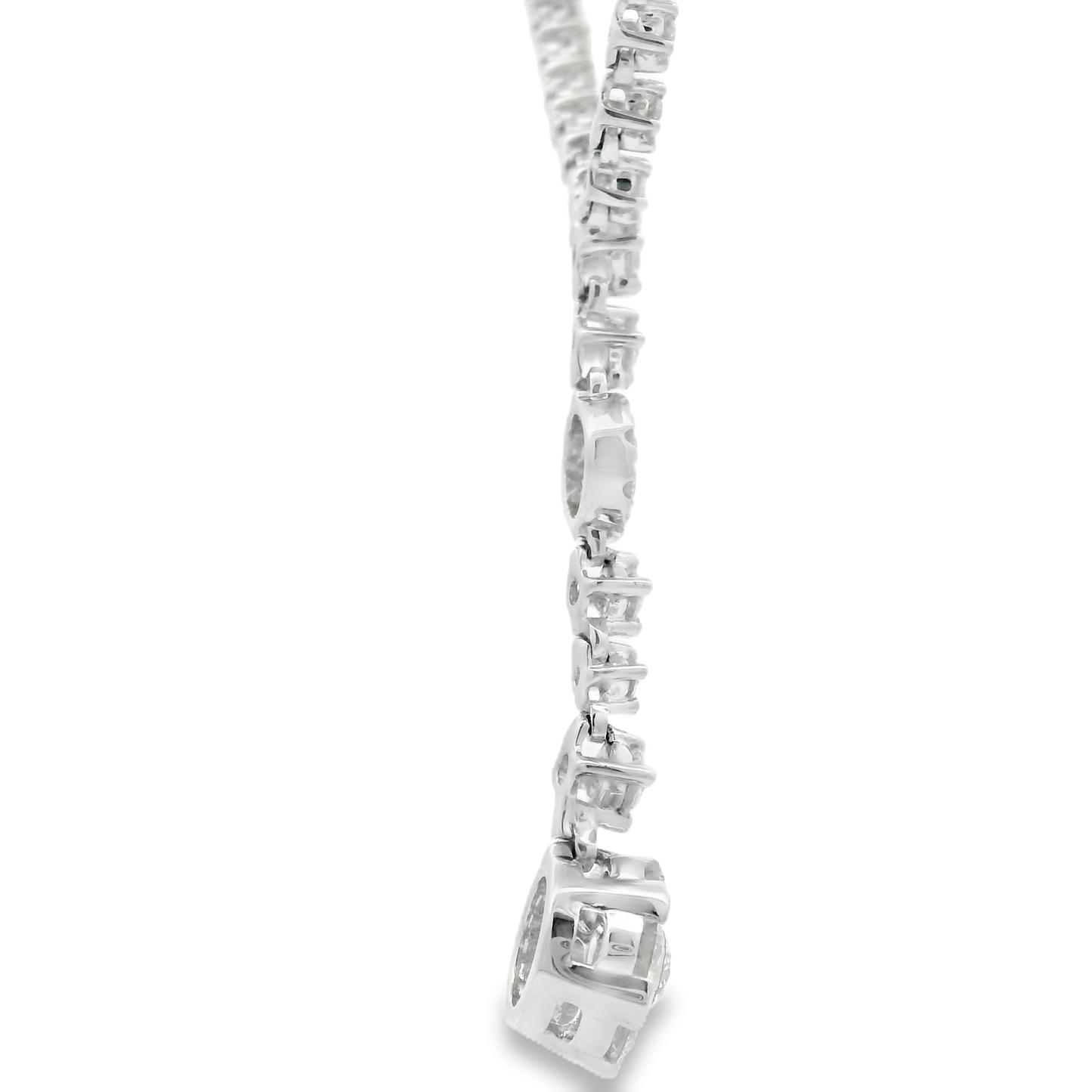 1.33ct Diamond Pendant in 14K White Gold