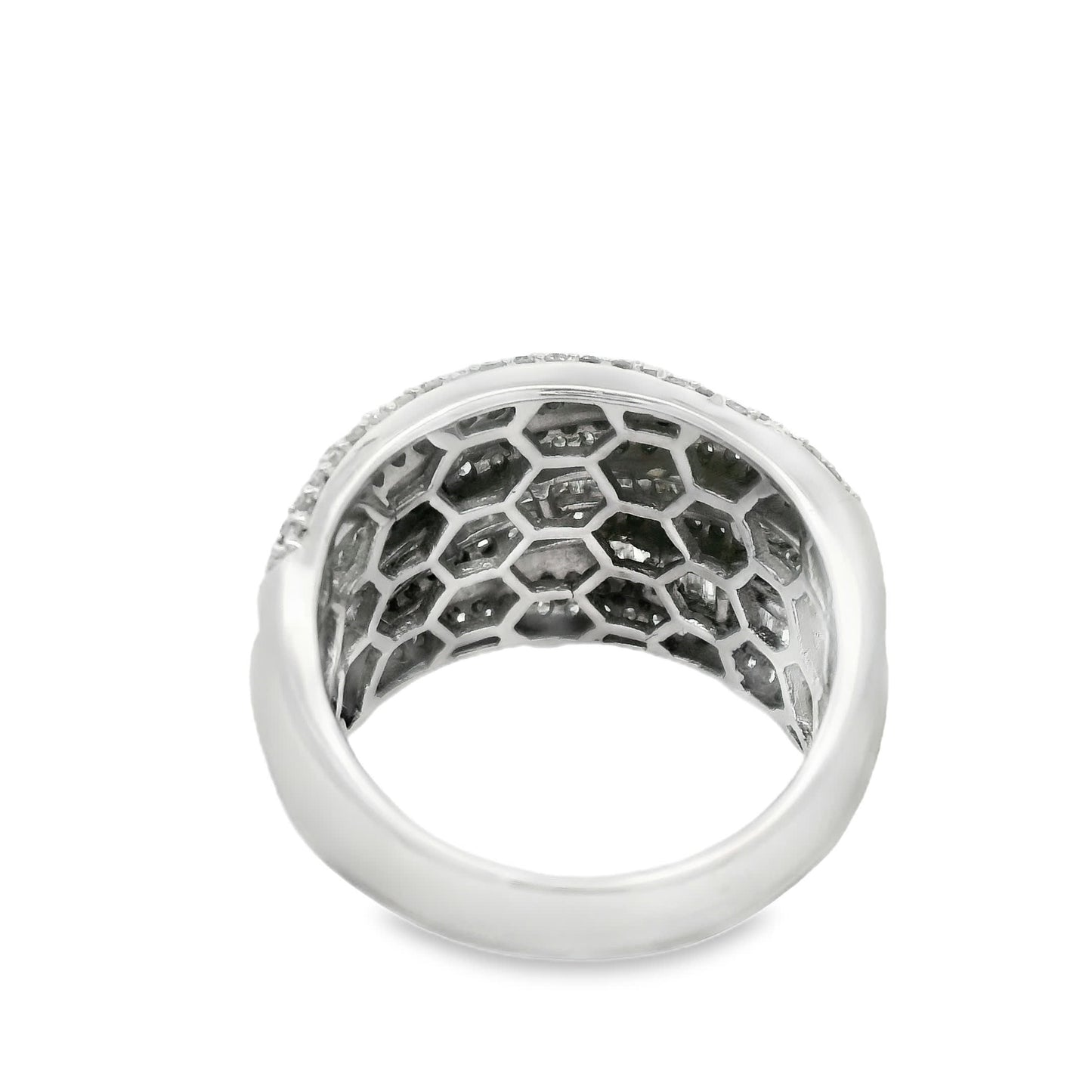 14K Natural Diamond-Encrusted Ring (1.45 Carat)