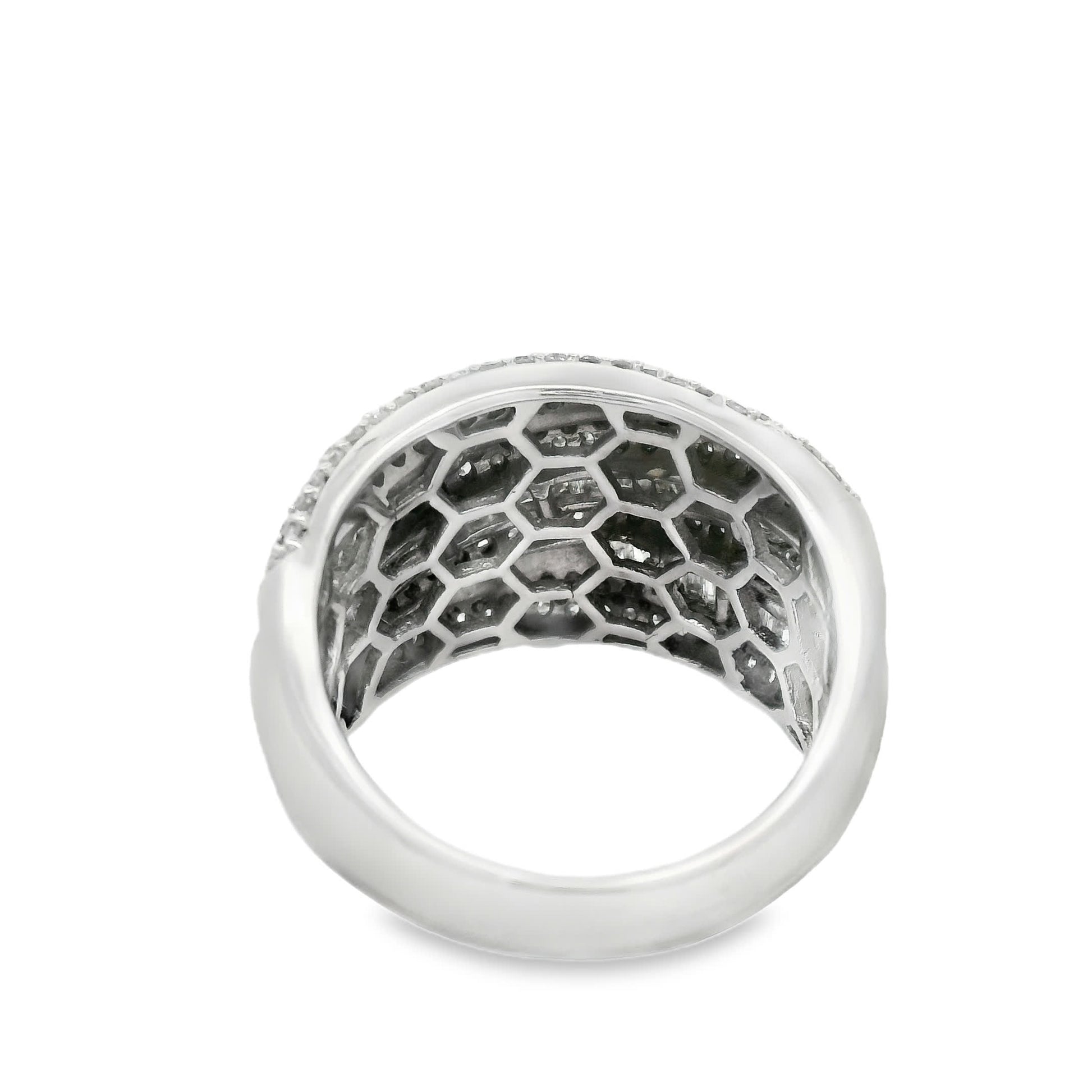 14K Natural Diamond-Encrusted Ring (1.45 Carat)