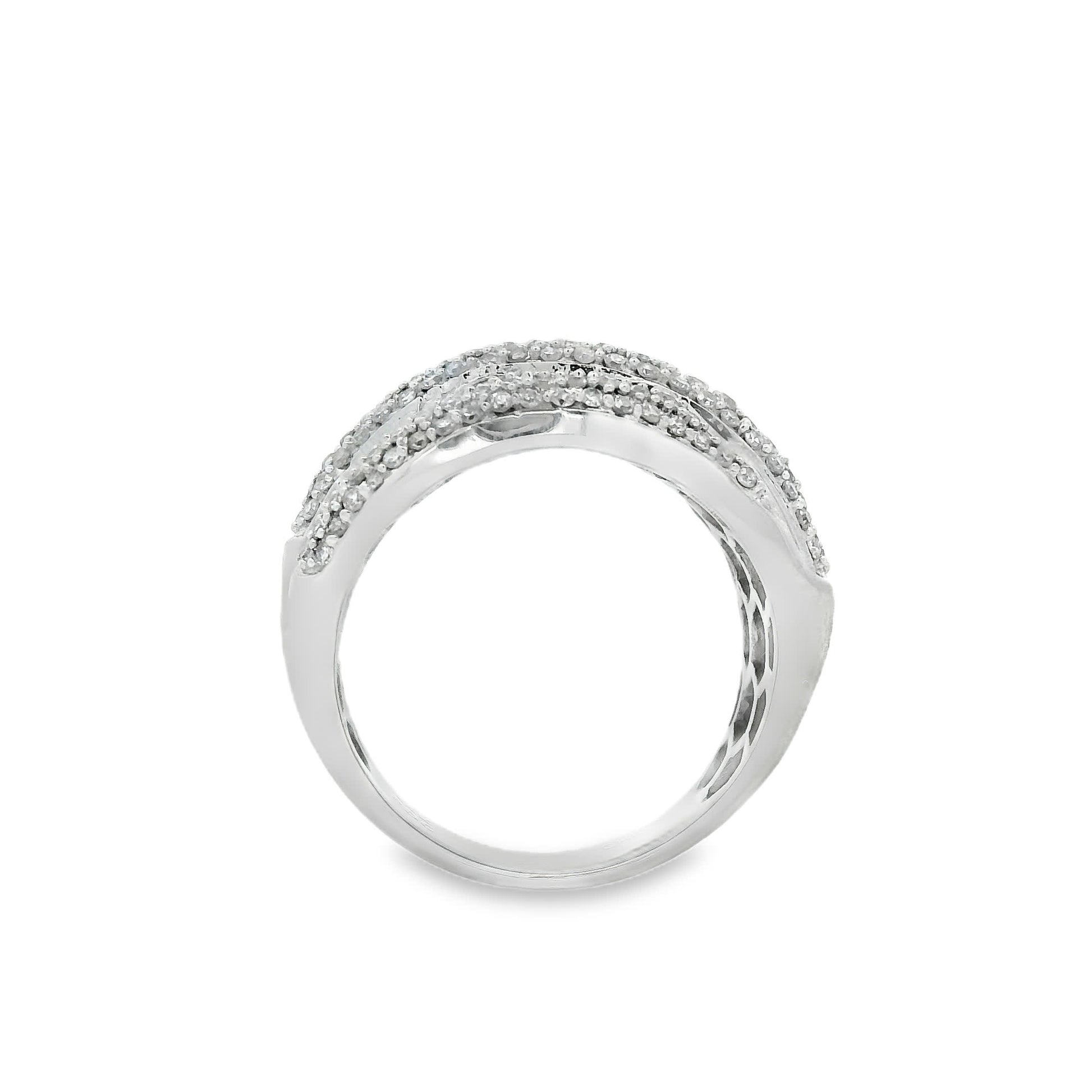 14K Natural Diamond-Encrusted Ring (1.45 Carat)