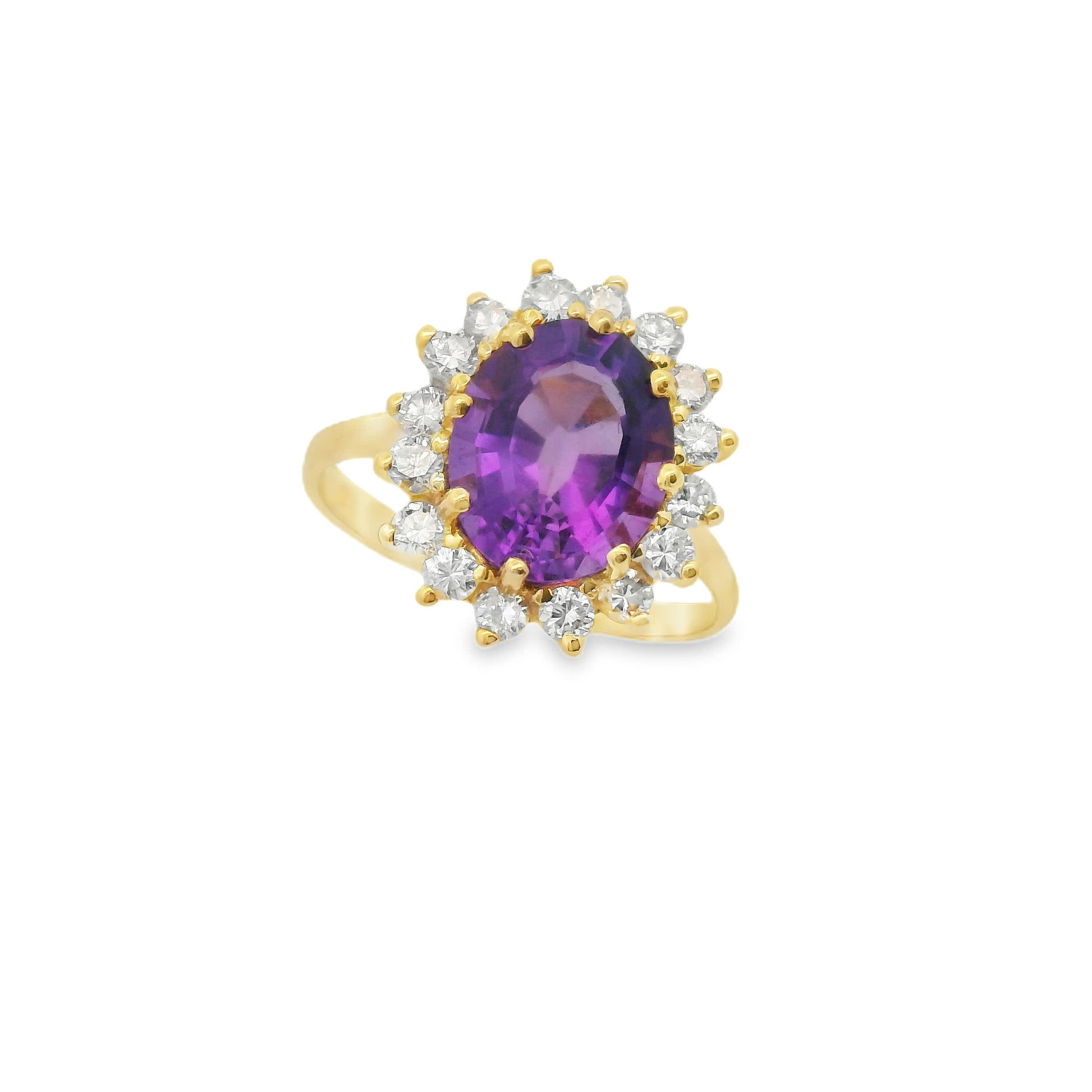 14K Yellow Gold Diamond Ring (5.36 Carat)