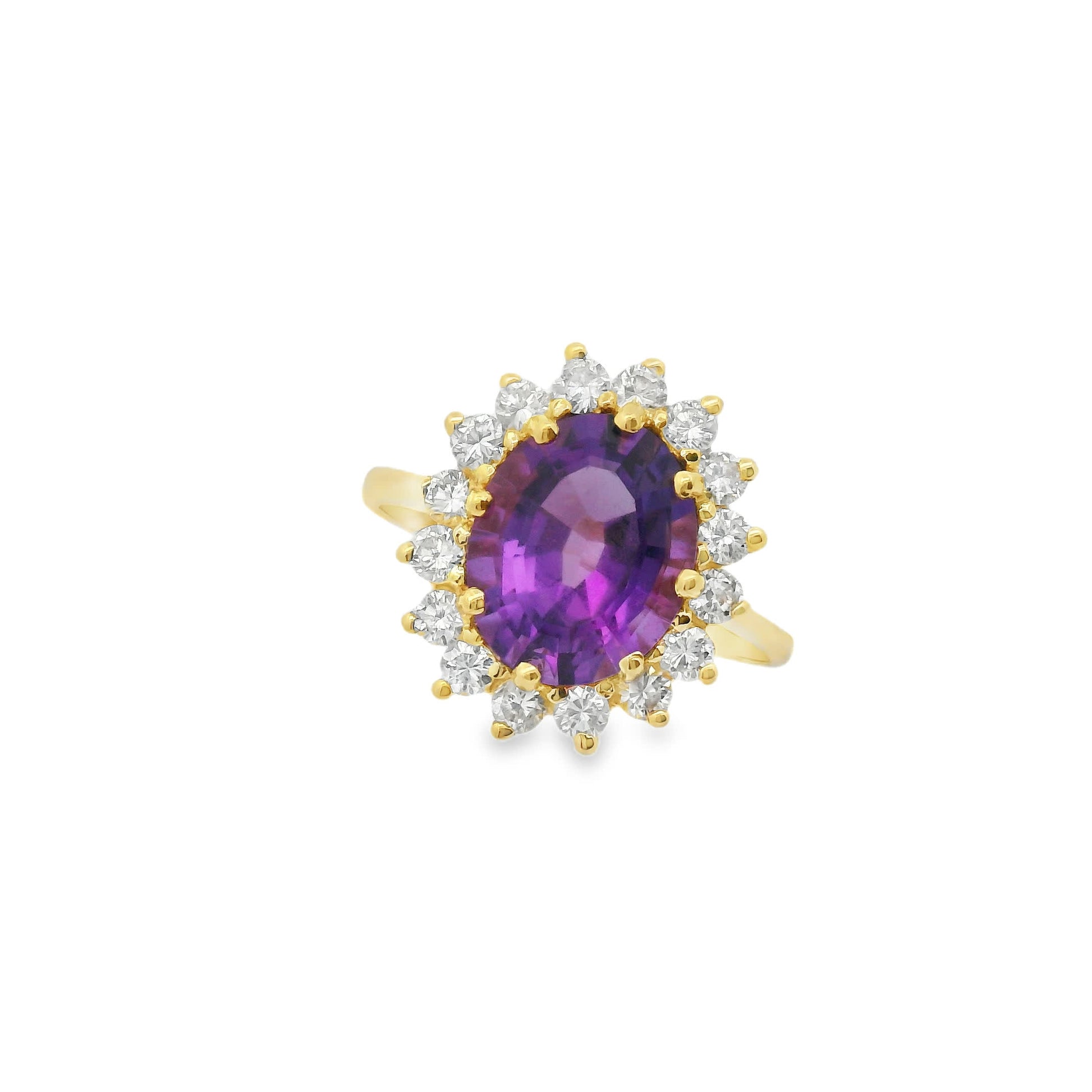 14K Yellow Gold Diamond Ring (5.36 Carat)