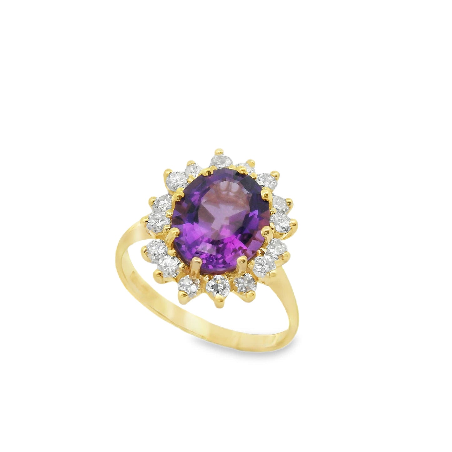 14K Yellow Gold Diamond Ring (5.36 Carat)