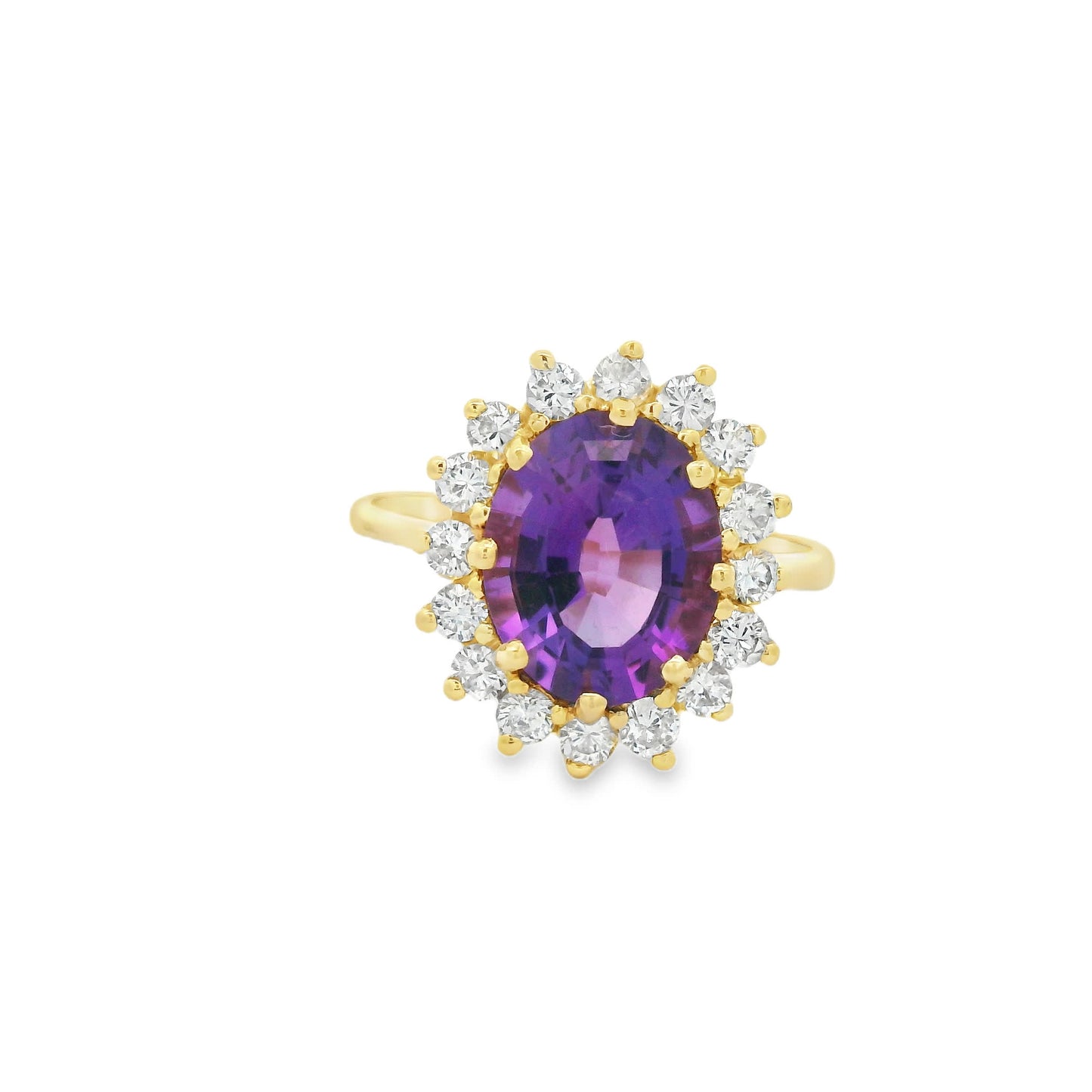 14K Yellow Gold Diamond Ring (5.36 Carat)