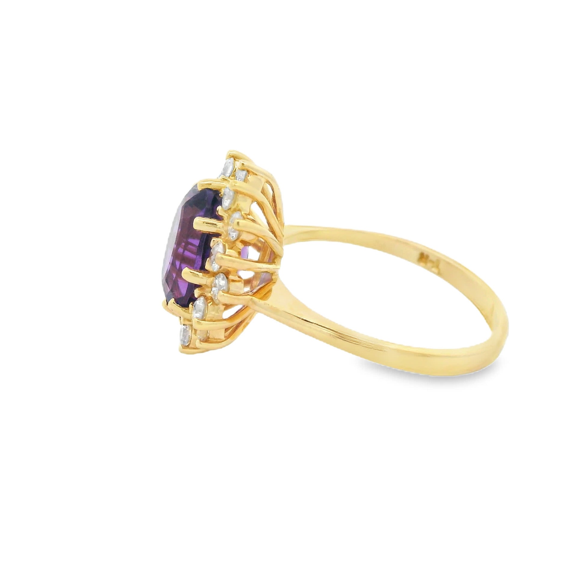 14K Yellow Gold Diamond Ring (5.36 Carat)