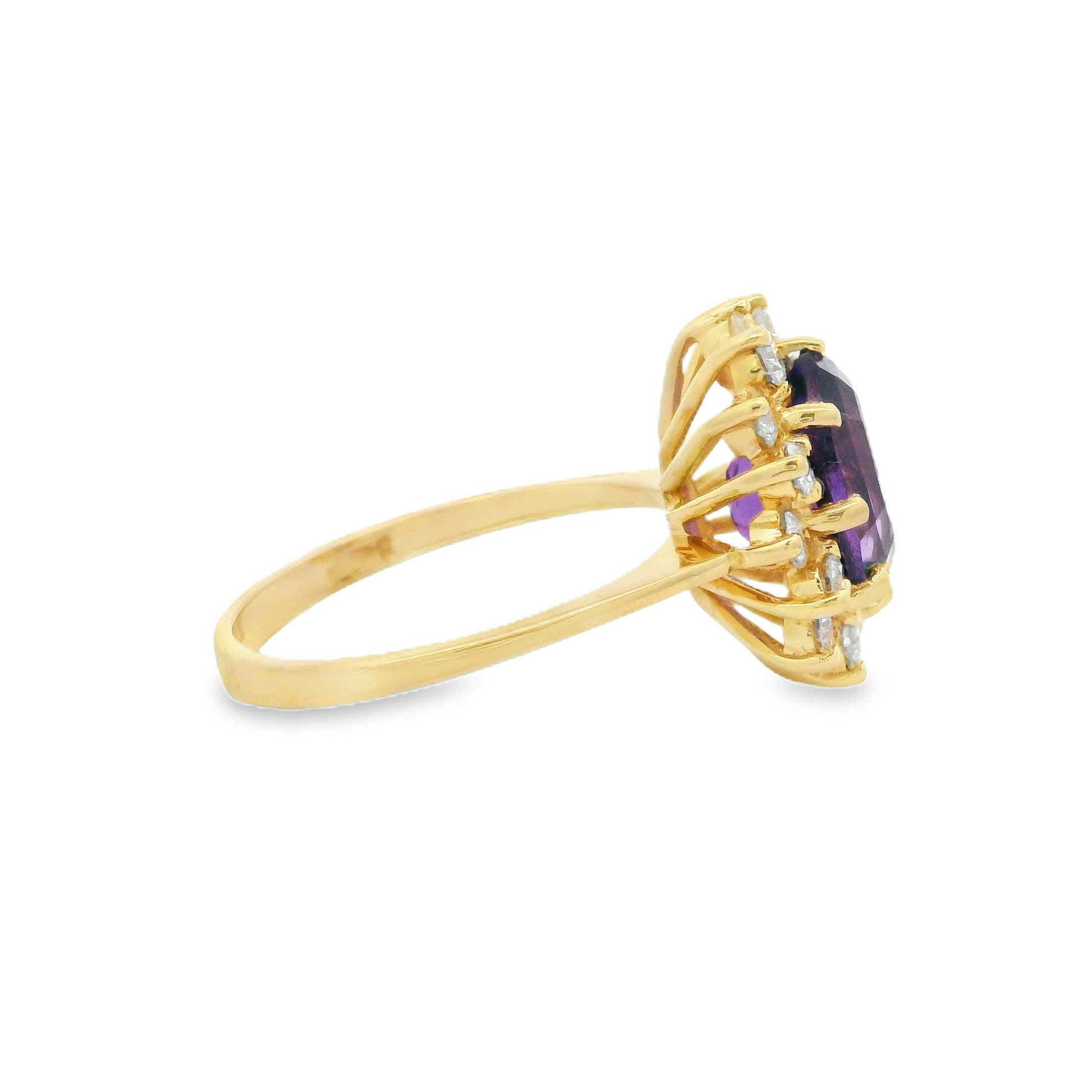 14K Yellow Gold Diamond Ring (5.36 Carat)
