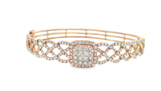 Elegant Gold Diamond Bracelet