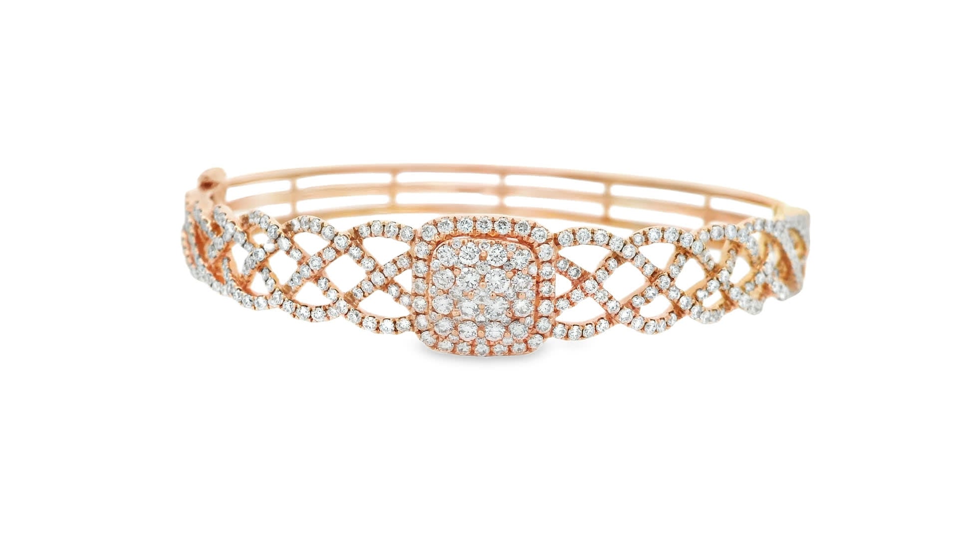 Elegant Gold Diamond Bracelet