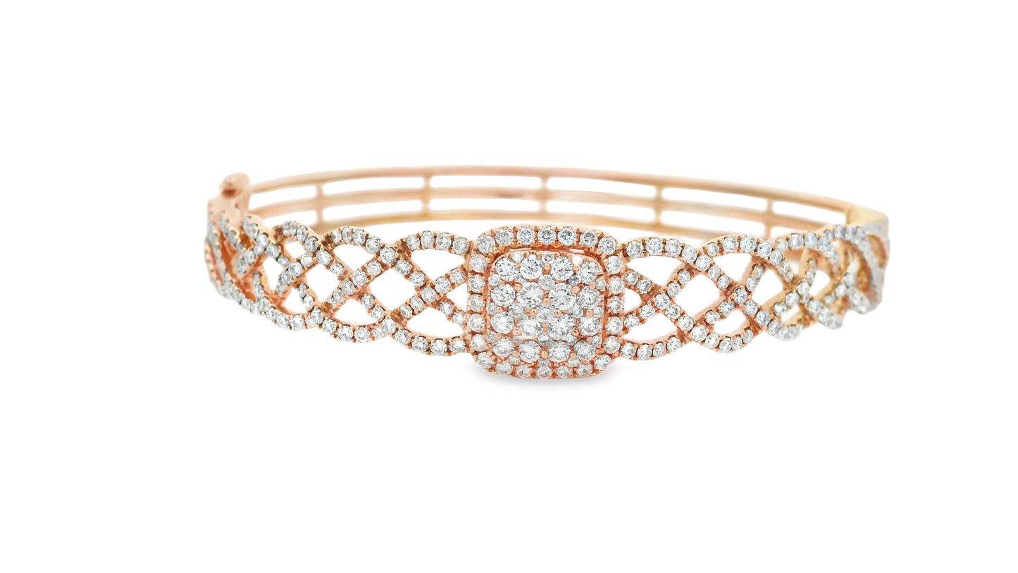 Elegant Gold Diamond Bracelet