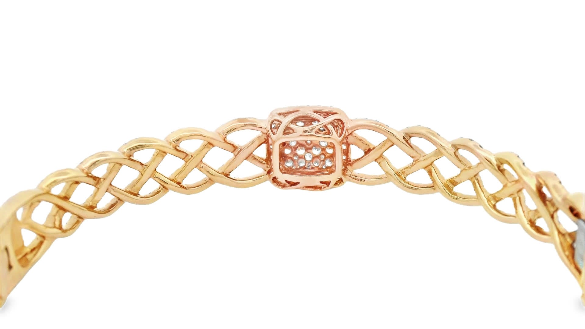 Elegant Gold Diamond Bracelet