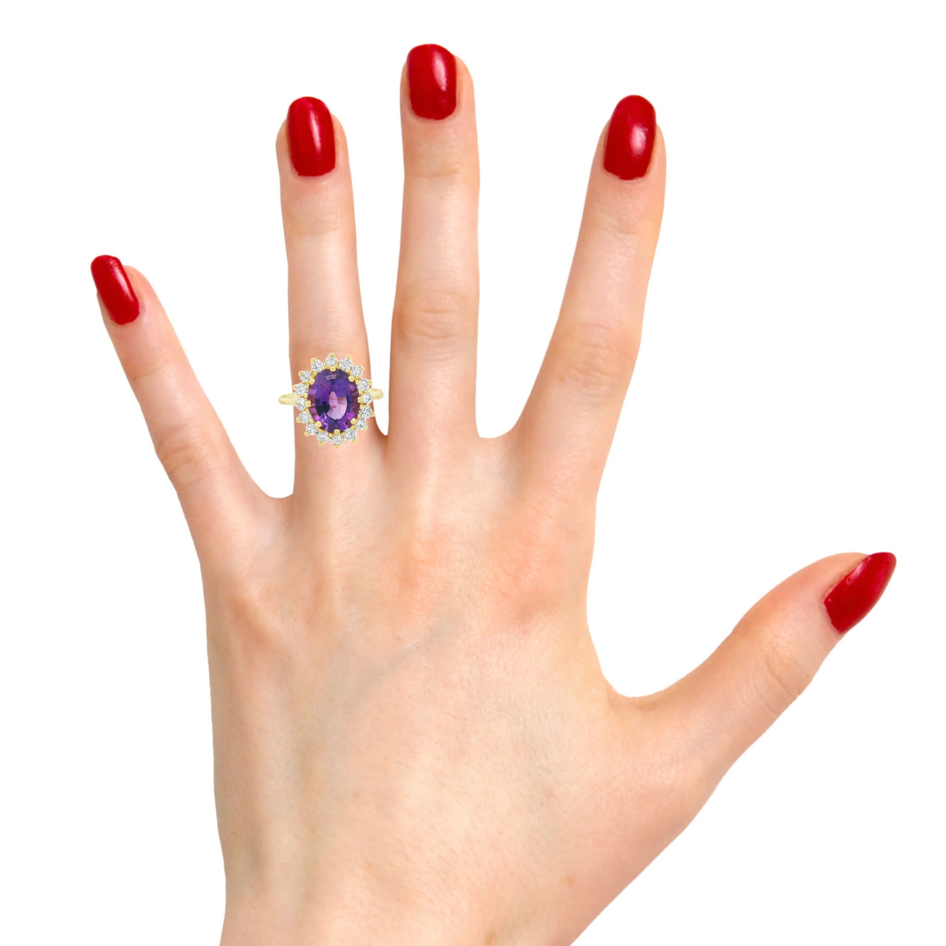 14K Yellow Gold Diamond Ring (5.36 Carat)