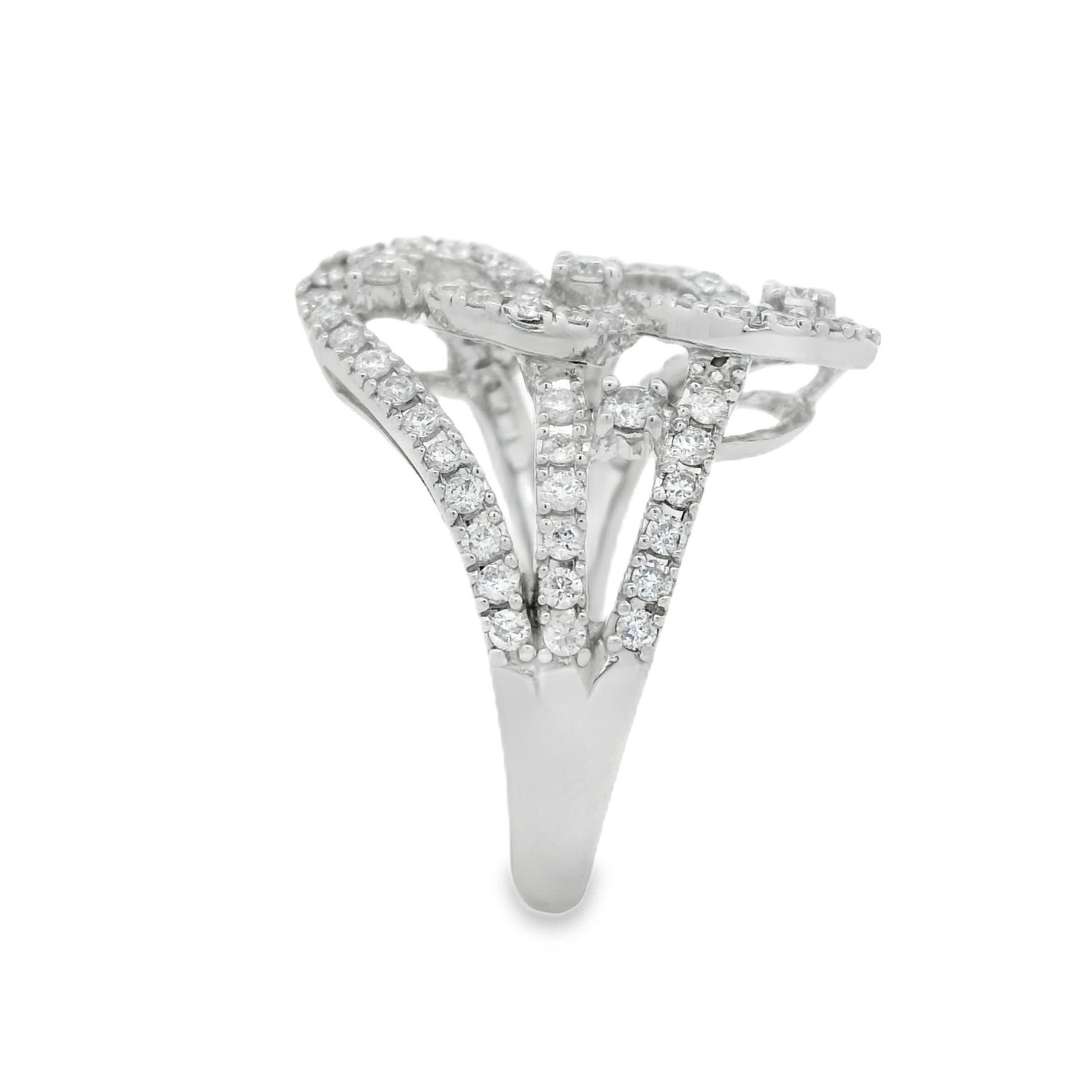 14K Diamond Fashion Ring with 1.00 Carats Natural Diamond