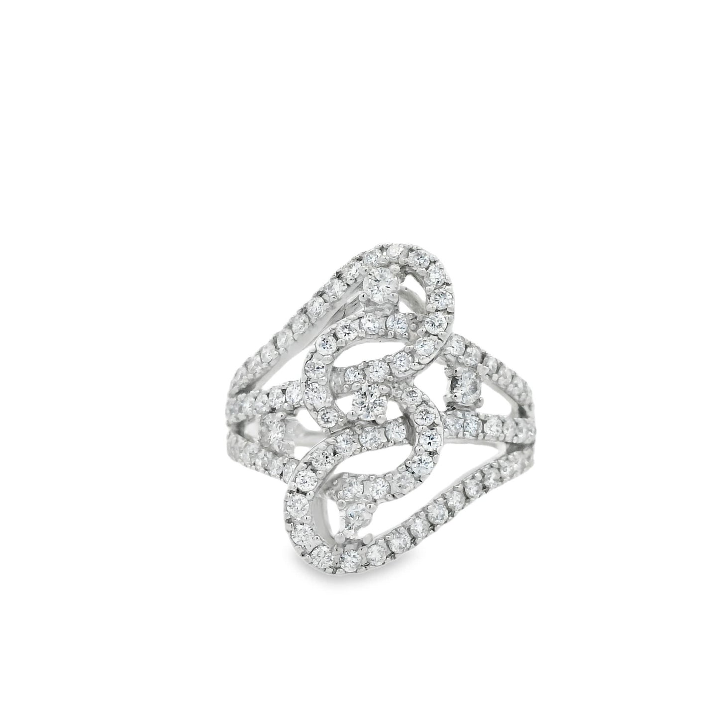 14K Diamond Fashion Ring with 1.00 Carats Natural Diamond