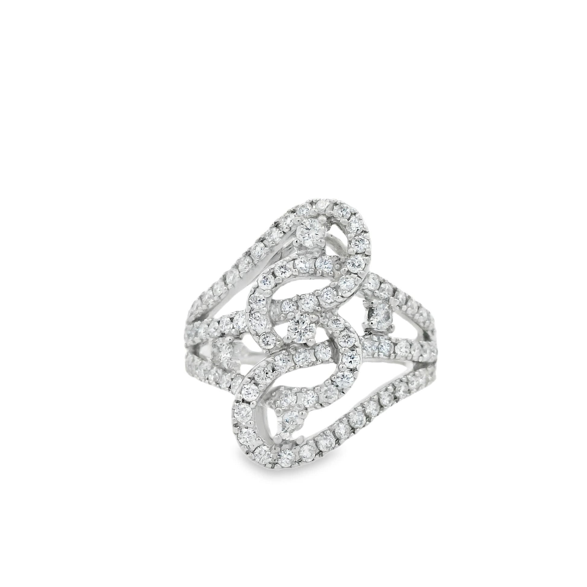 14K Diamond Fashion Ring with 1.00 Carats Natural Diamond