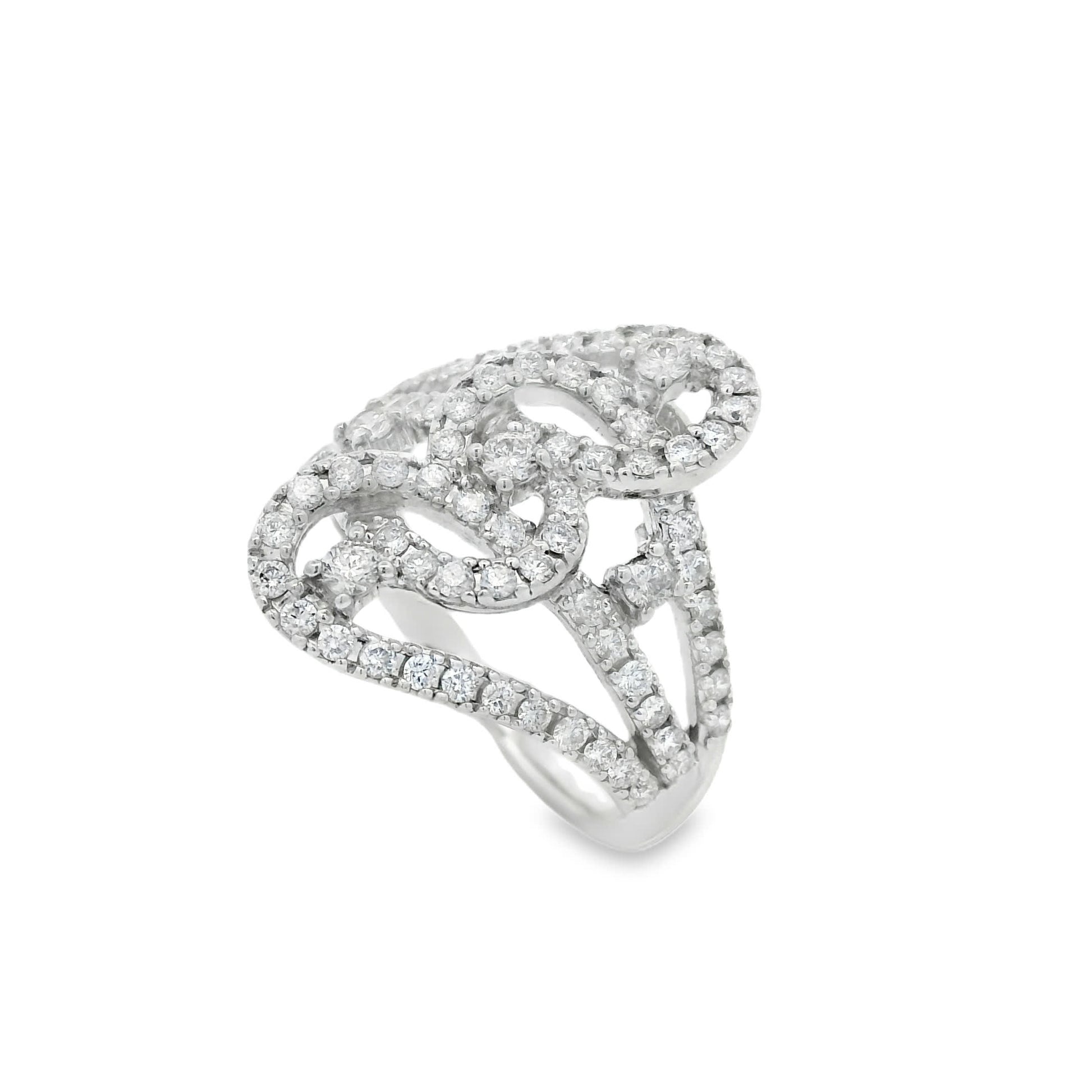 14K Diamond Fashion Ring with 1.00 Carats Natural Diamond