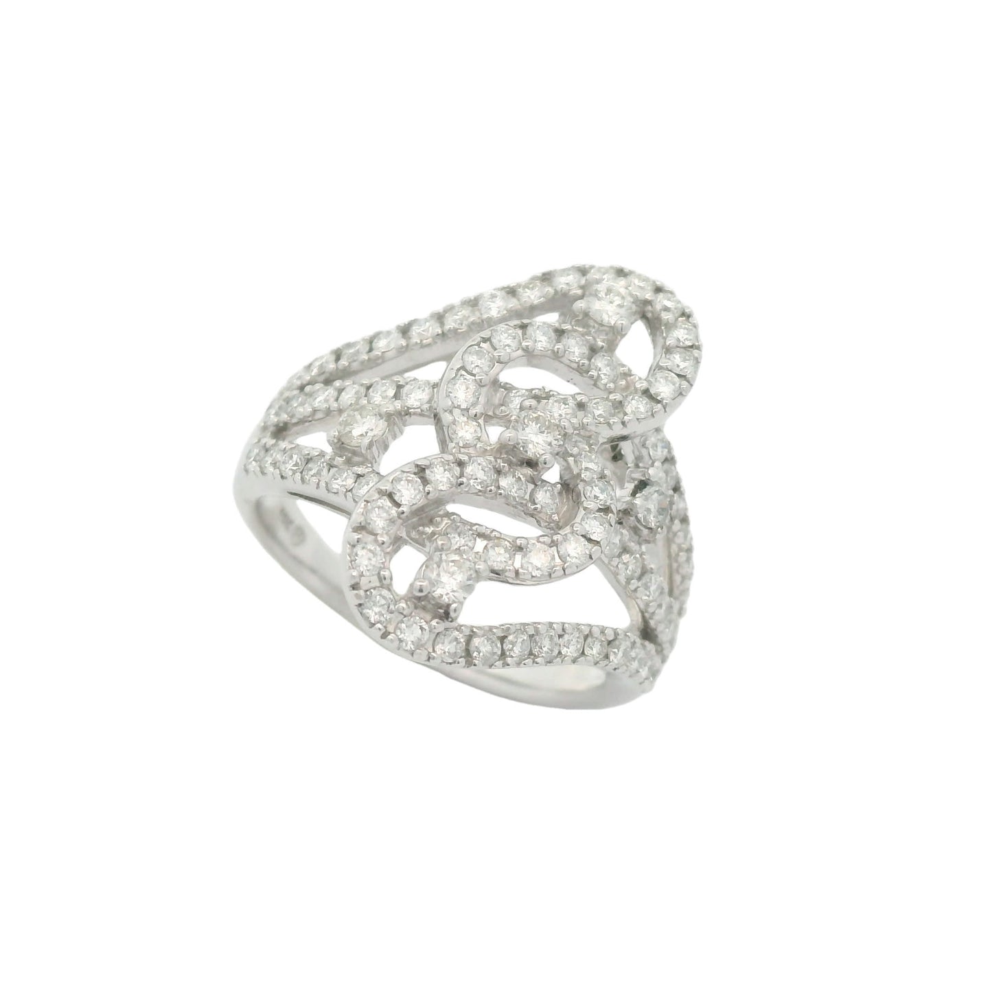 14K Diamond Fashion Ring with 1.00 Carats Natural Diamond