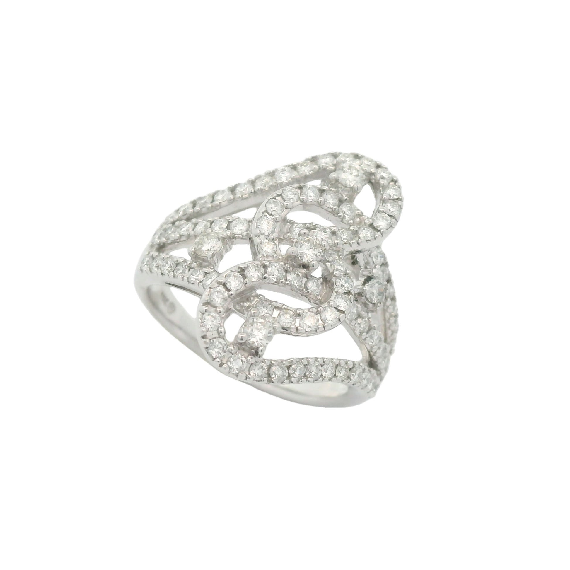 14K Diamond Fashion Ring with 1.00 Carats Natural Diamond