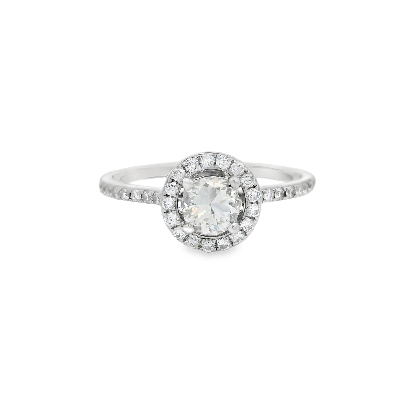 Halo Diamond Engagement Ring