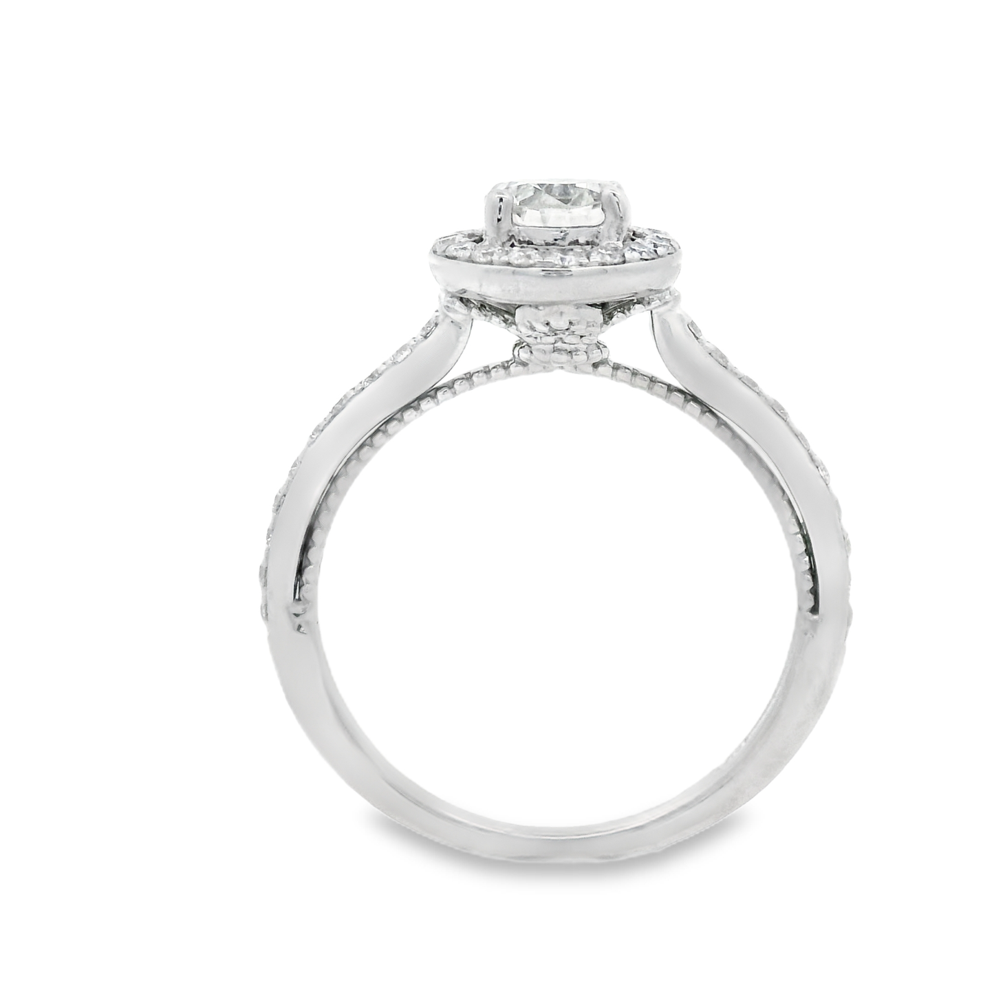 Halo Diamond Engagement Ring