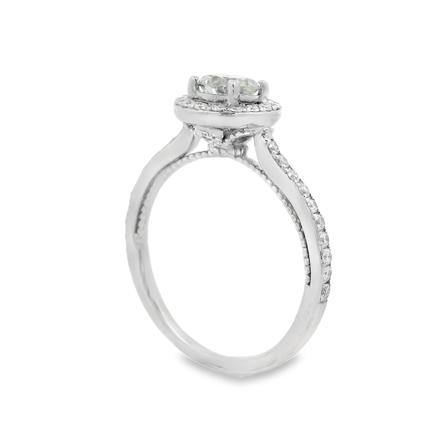 Halo Diamond Engagement Ring
