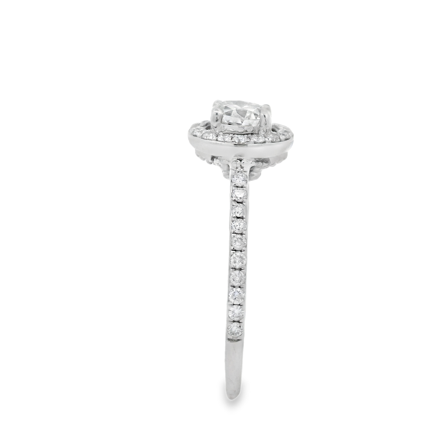 Halo Diamond Engagement Ring