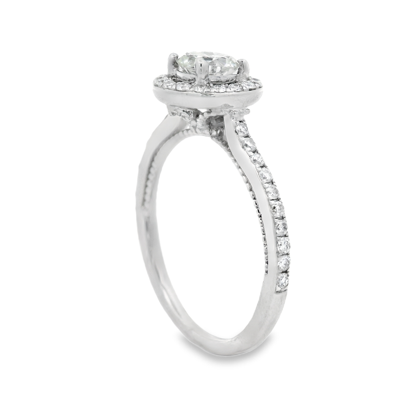 Halo Diamond Engagement Ring