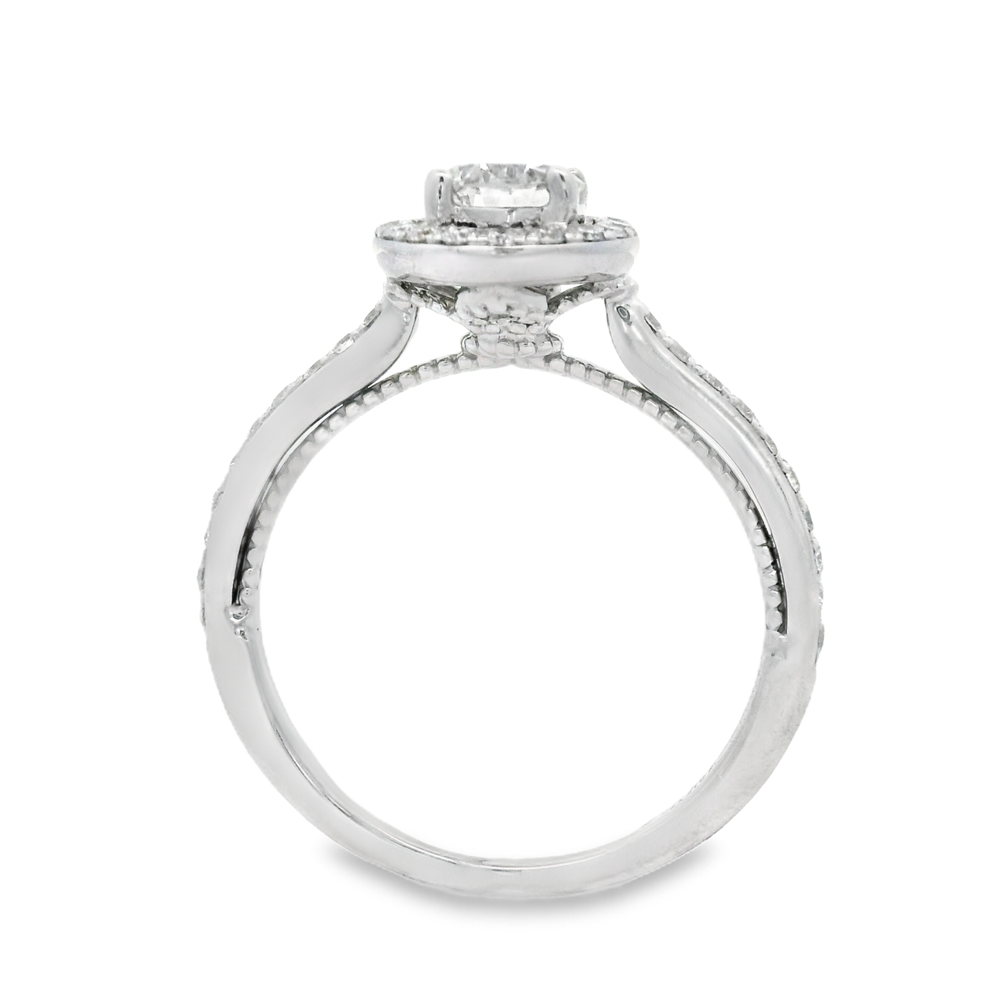 Halo Diamond Engagement Ring