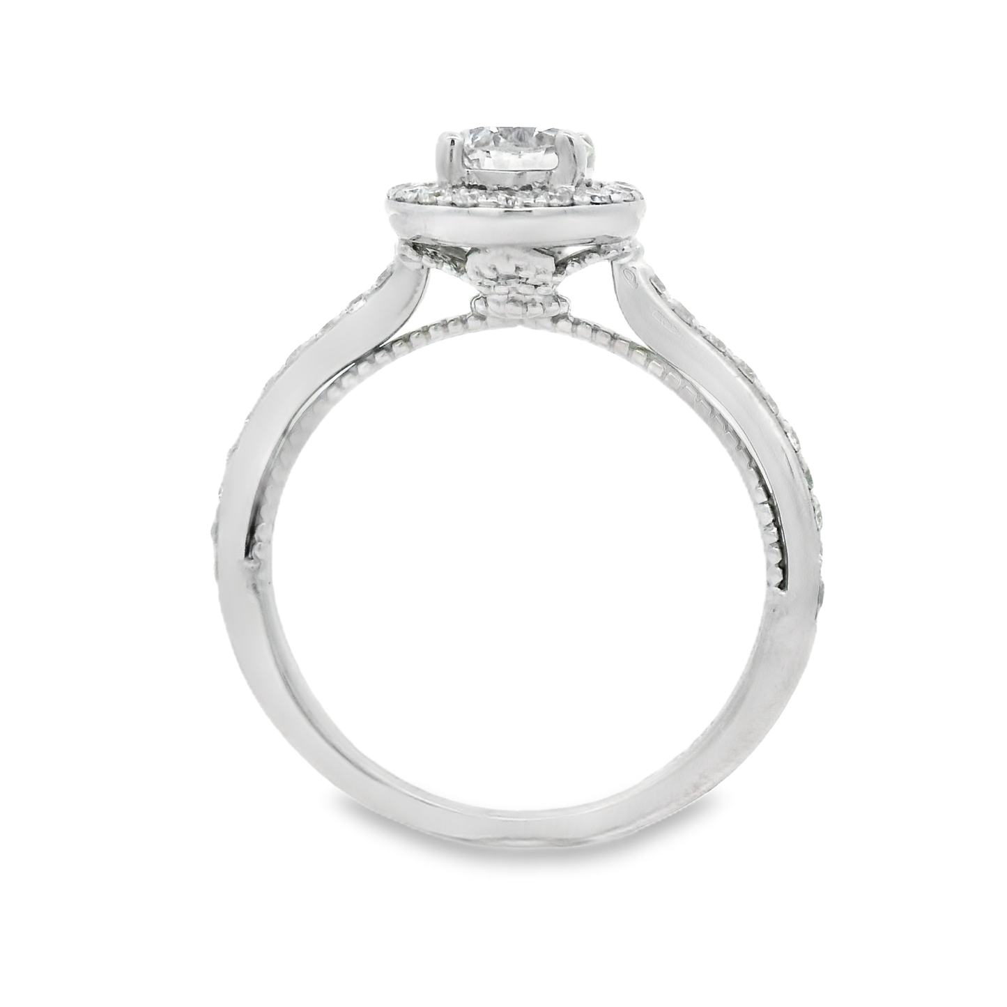 Halo Diamond Engagement Ring