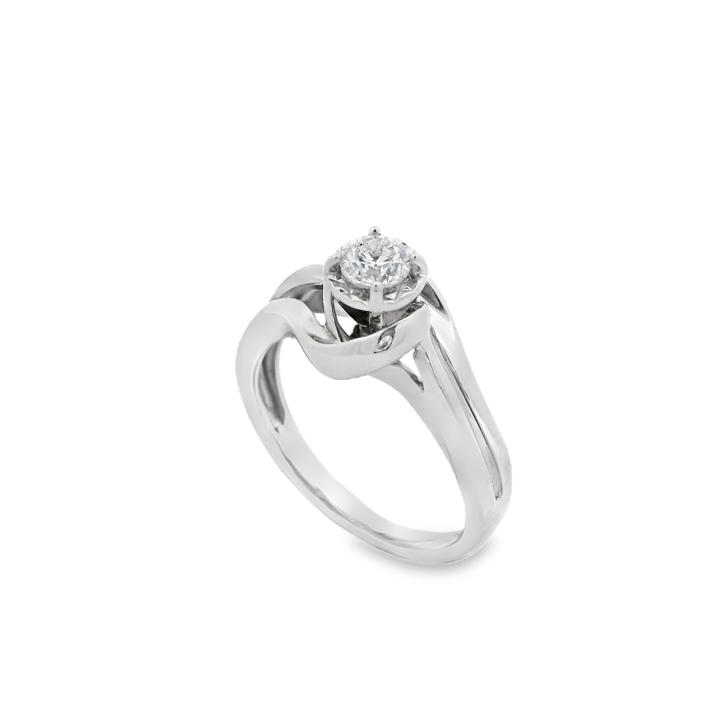 Solitaire Diamond Engagement Ring