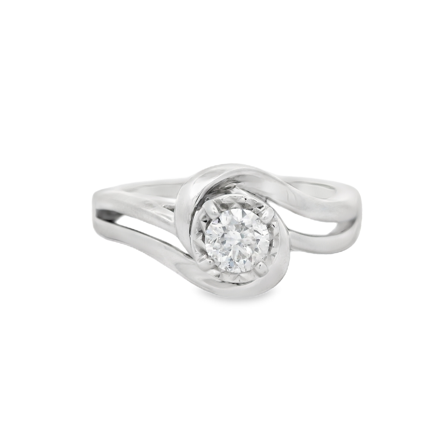 Solitaire Diamond Engagement Ring