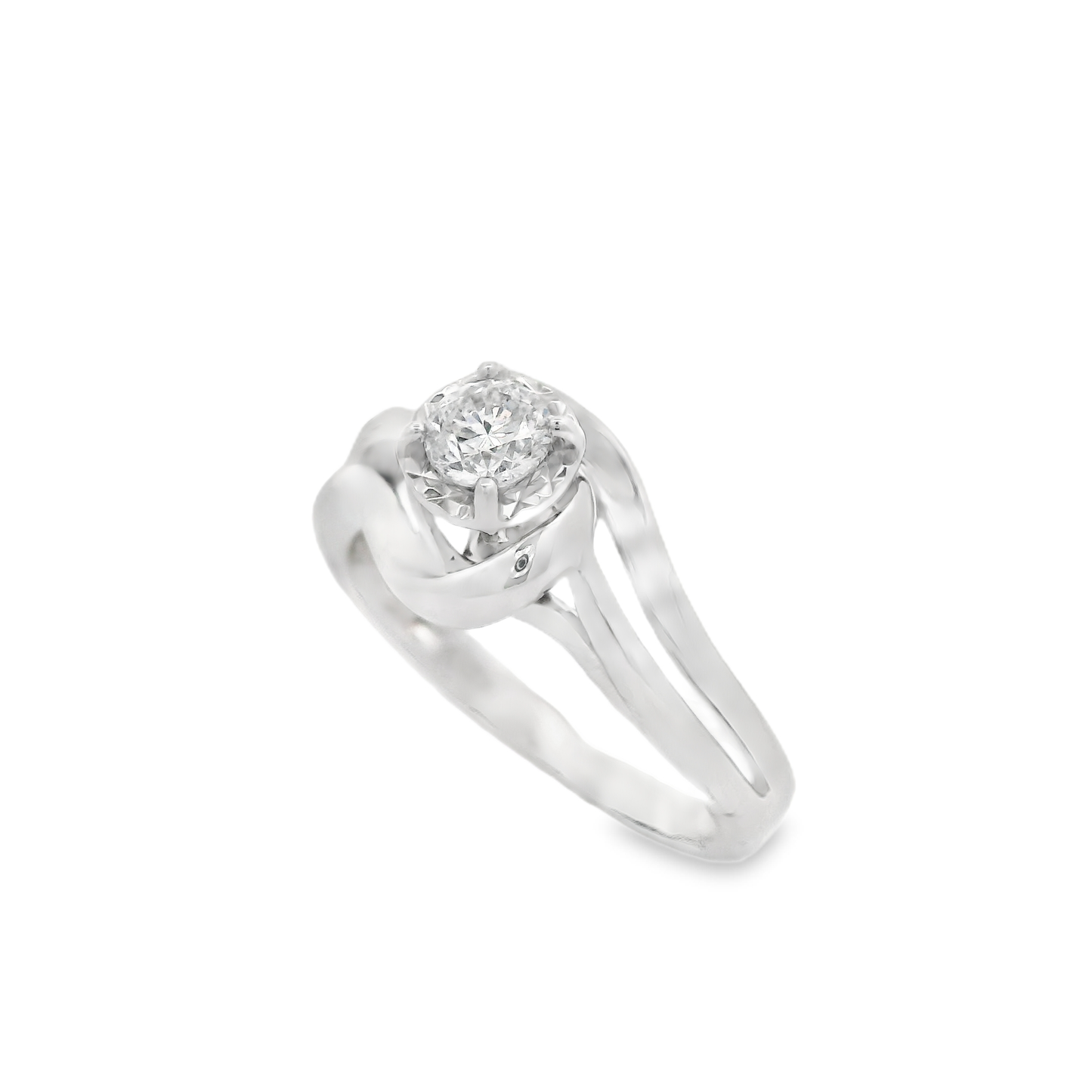 Solitaire Diamond Engagement Ring