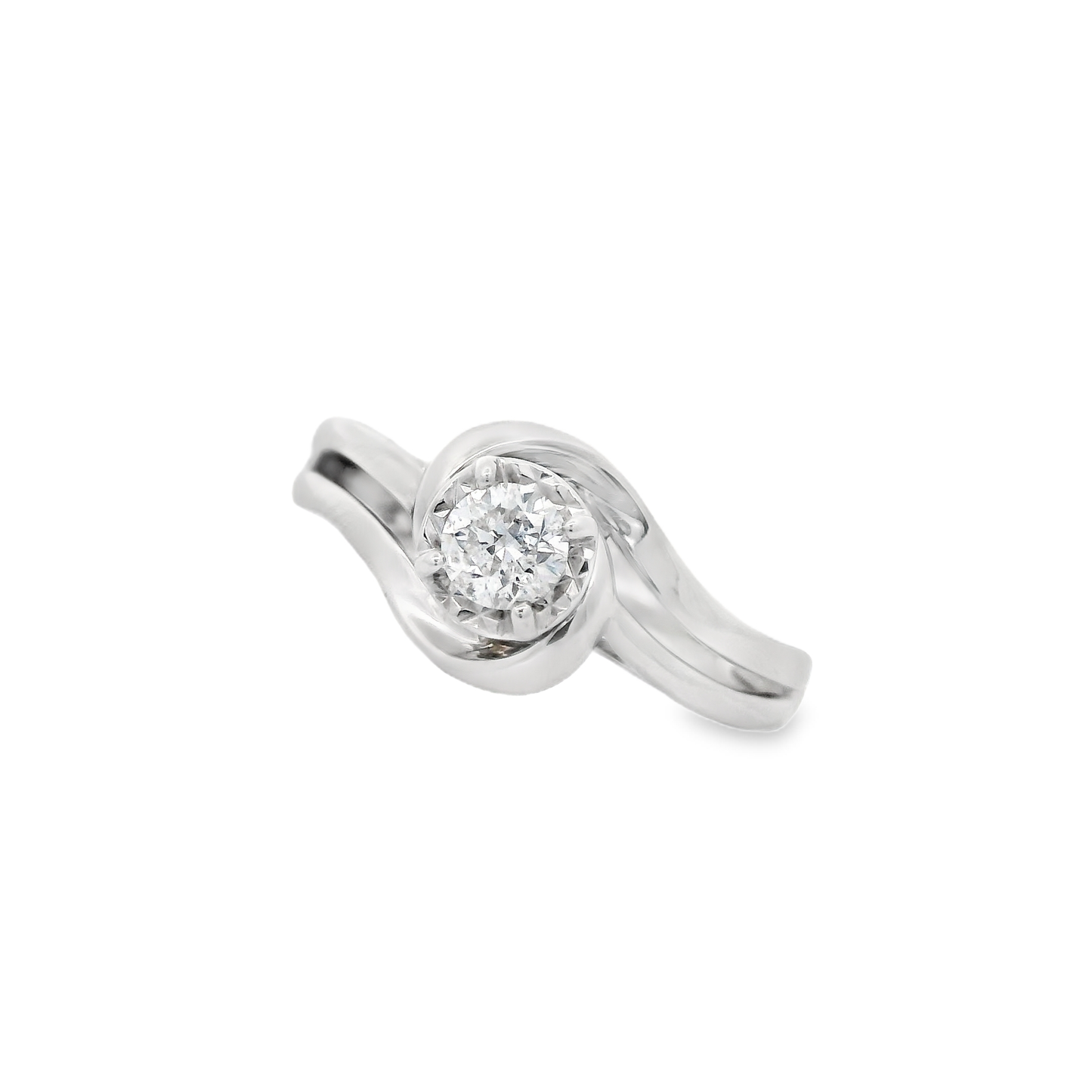 Solitaire Diamond Engagement Ring