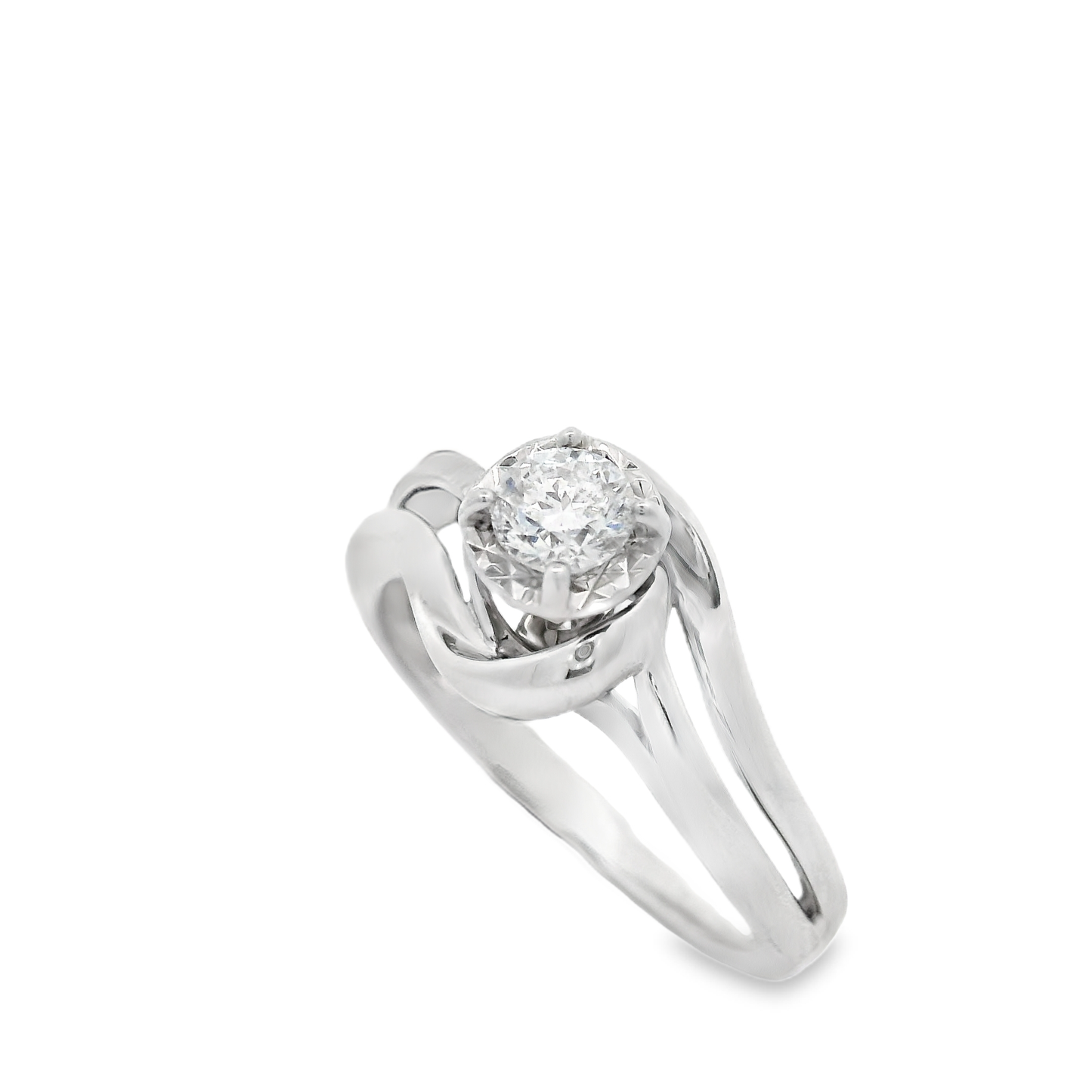 Solitaire Diamond Engagement Ring