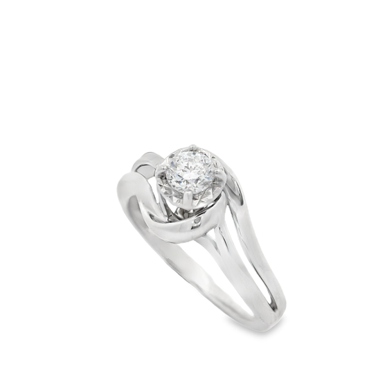 Solitaire Diamond Engagement Ring