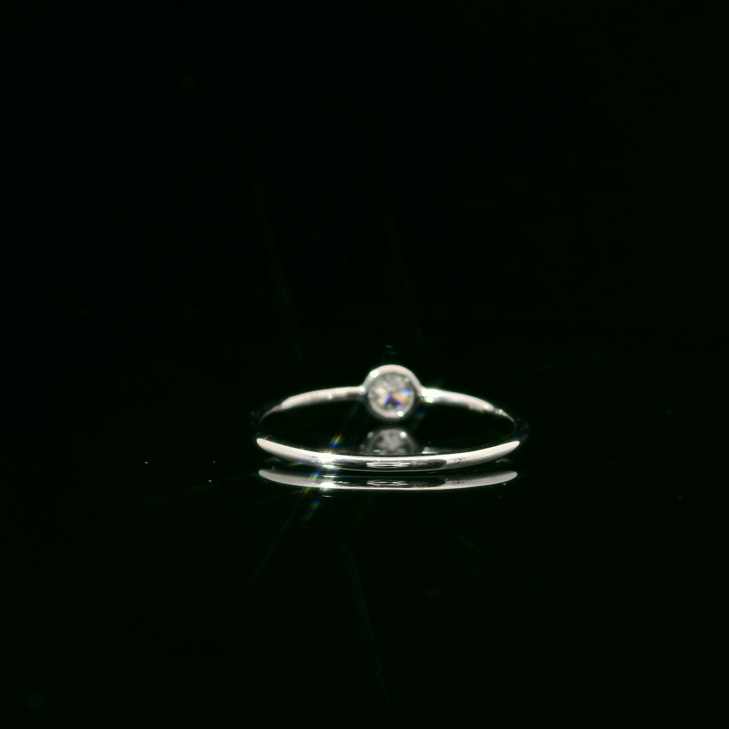 0.20ct Lab-Grown Round-Cut Diamond Ring in 14K Gold