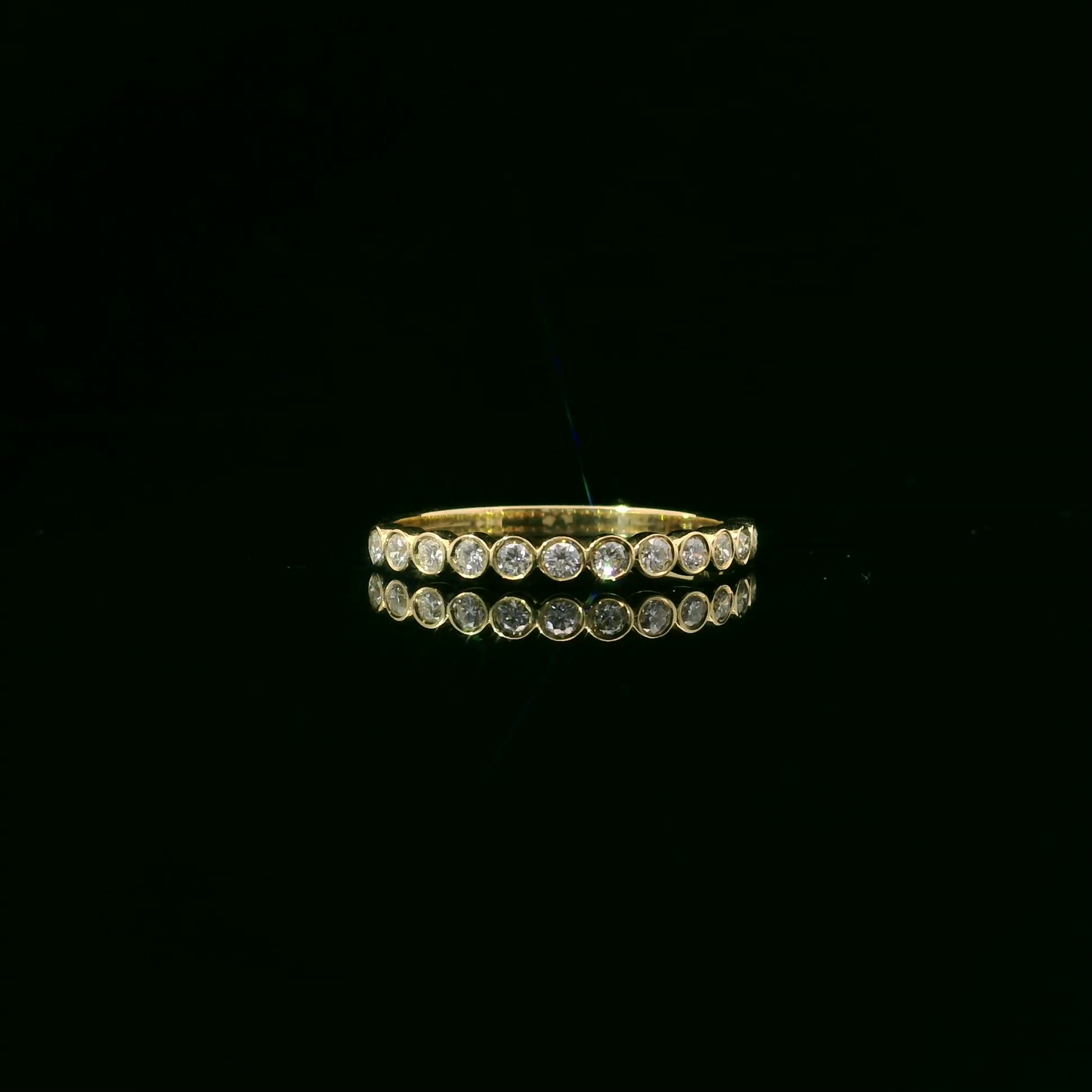 0.20ct Lab-Grown Round-Cut Diamond Ring in 14K Gold