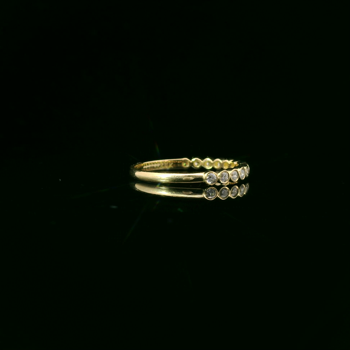 0.20ct Lab-Grown Round-Cut Diamond Ring in 14K Gold
