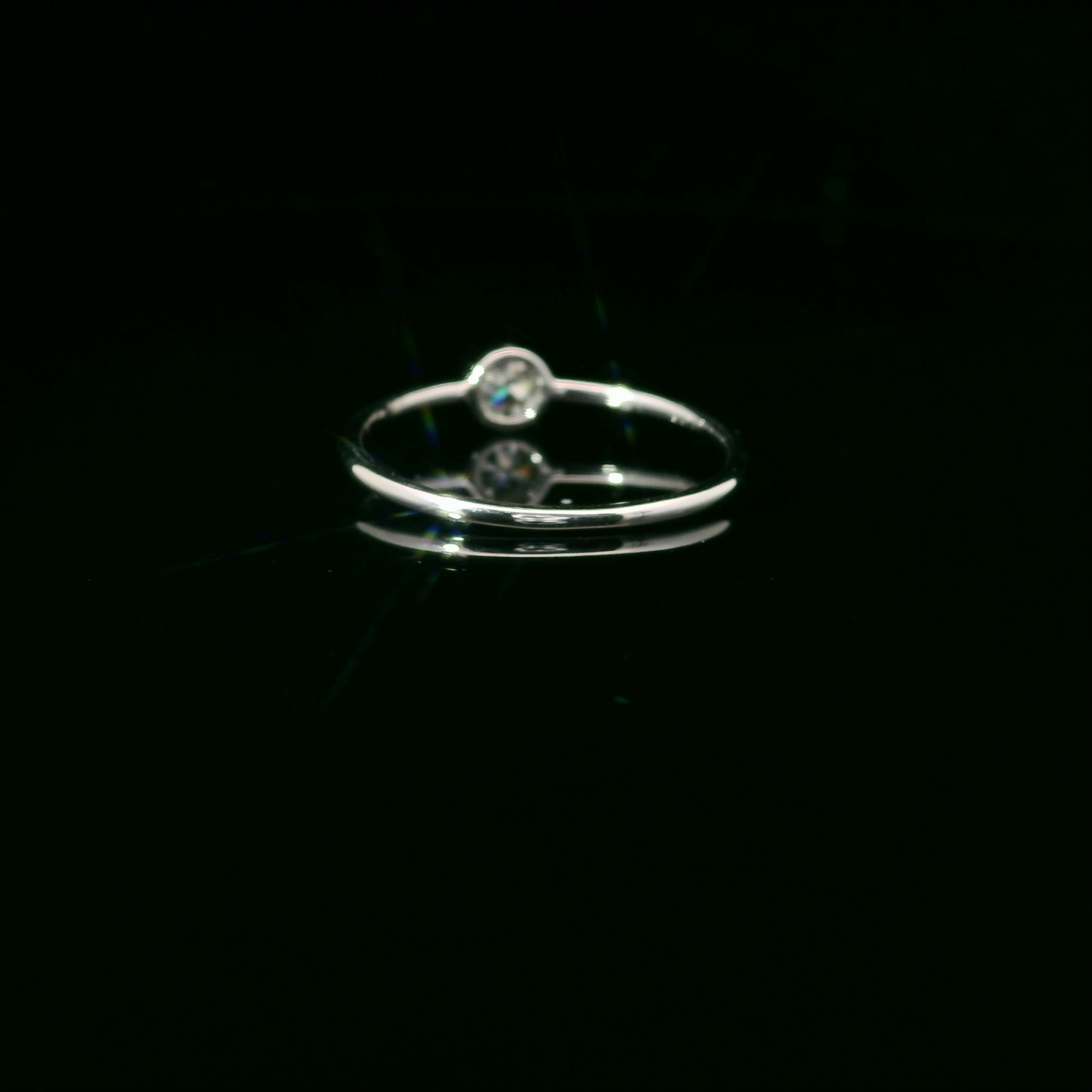 0.20ct Lab-Grown Round-Cut Diamond Ring in 14K Gold