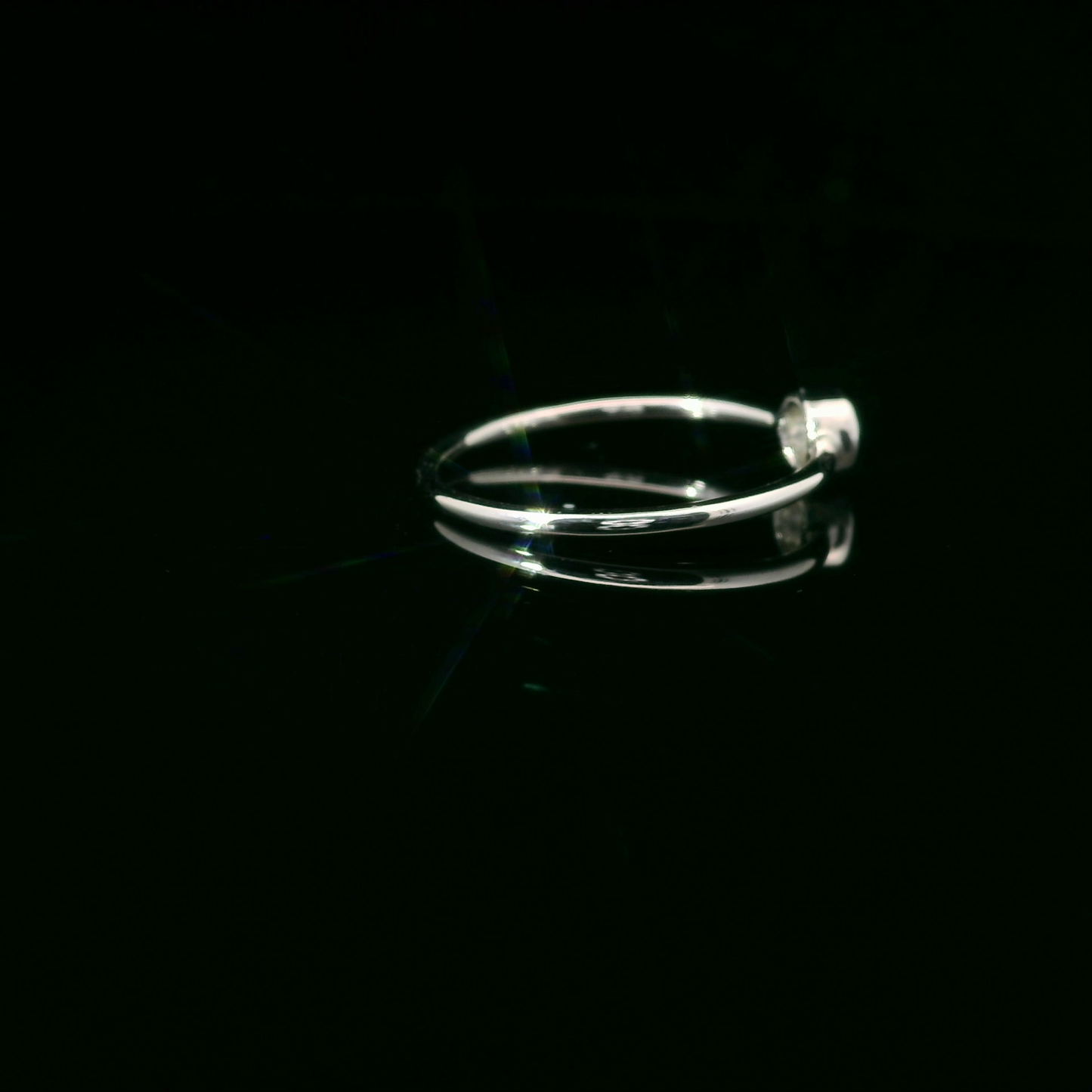 0.20ct Lab-Grown Round-Cut Diamond Ring in 14K Gold