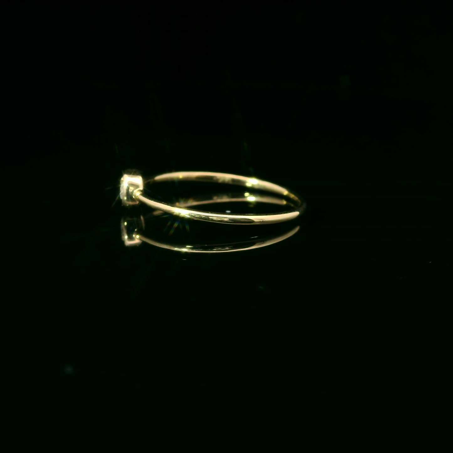 0.20ct Lab-Grown Round-Cut Diamond Ring in 14K Gold